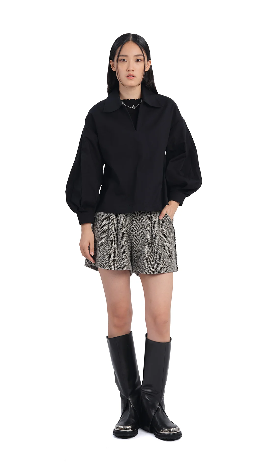 Herringbone Shorts - Umamrii