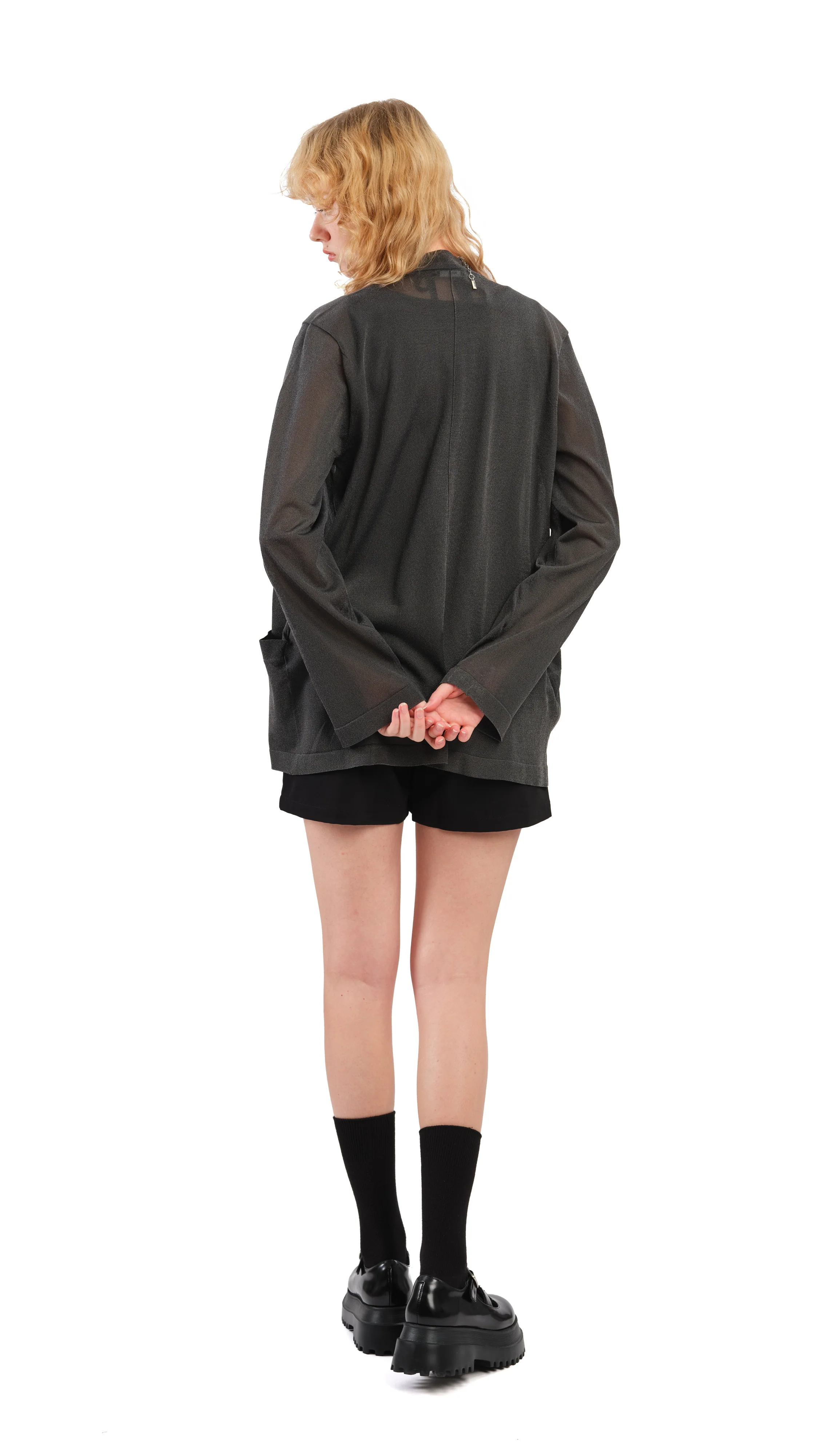 Sheer Knit Blazer - Umamrii