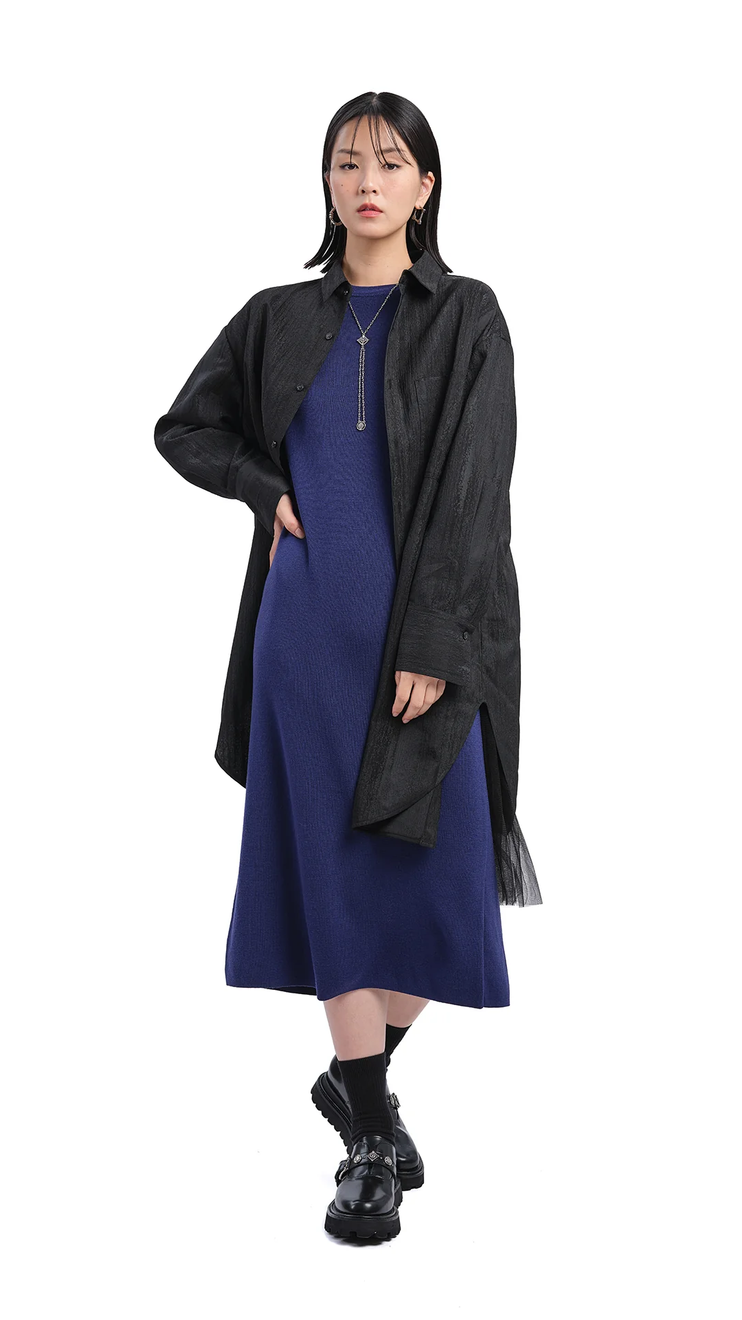 Biella Wool Knit Dress - Umamrii