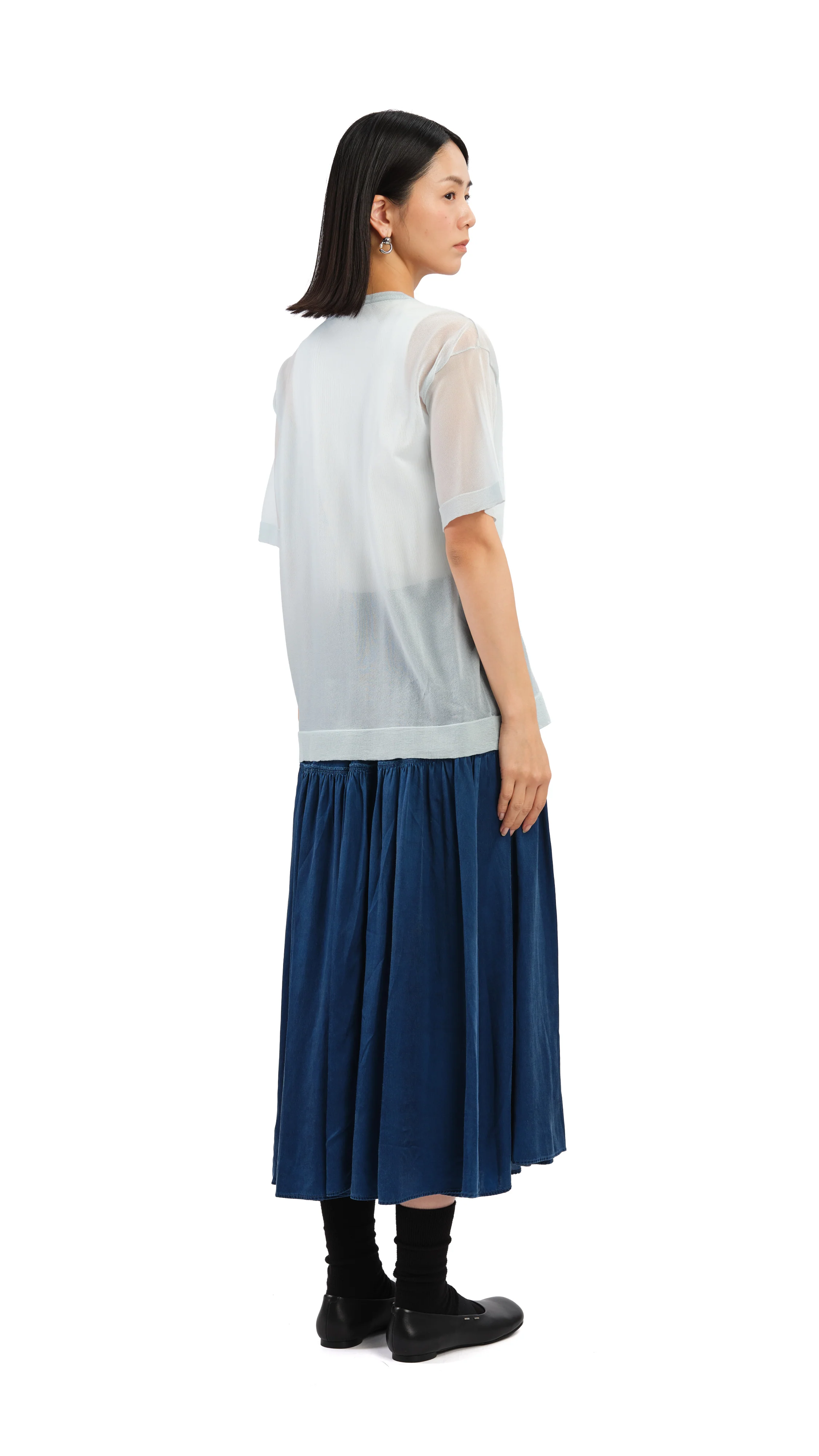 Sheer Knit Tee - Umamrii