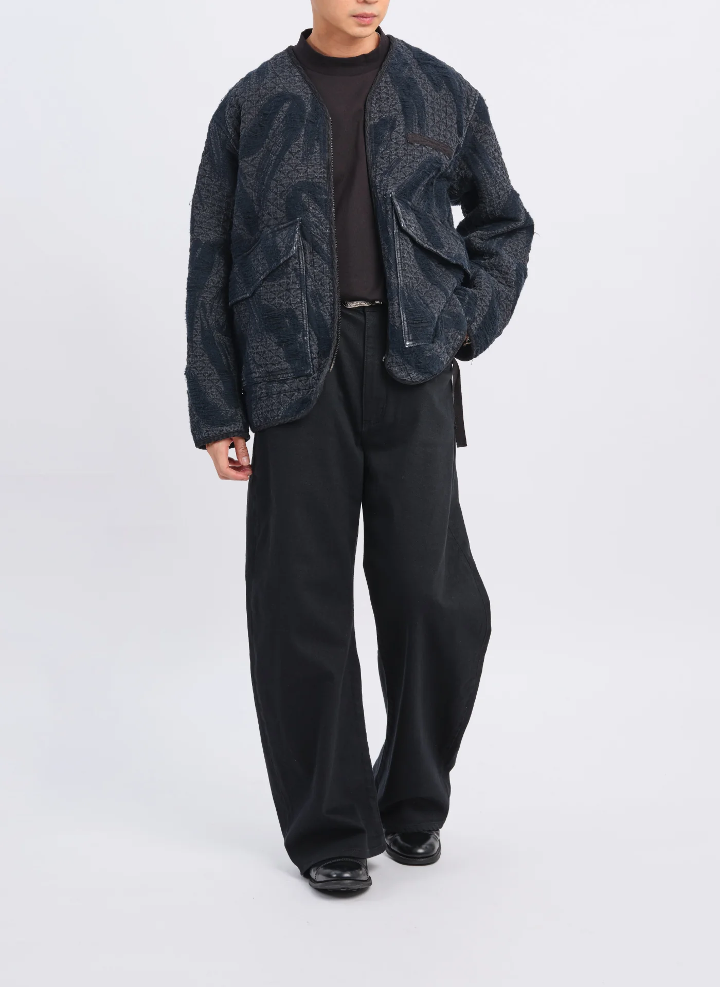 Cotton Polyester Jacquard Paisley M65 Liner - Umamrii