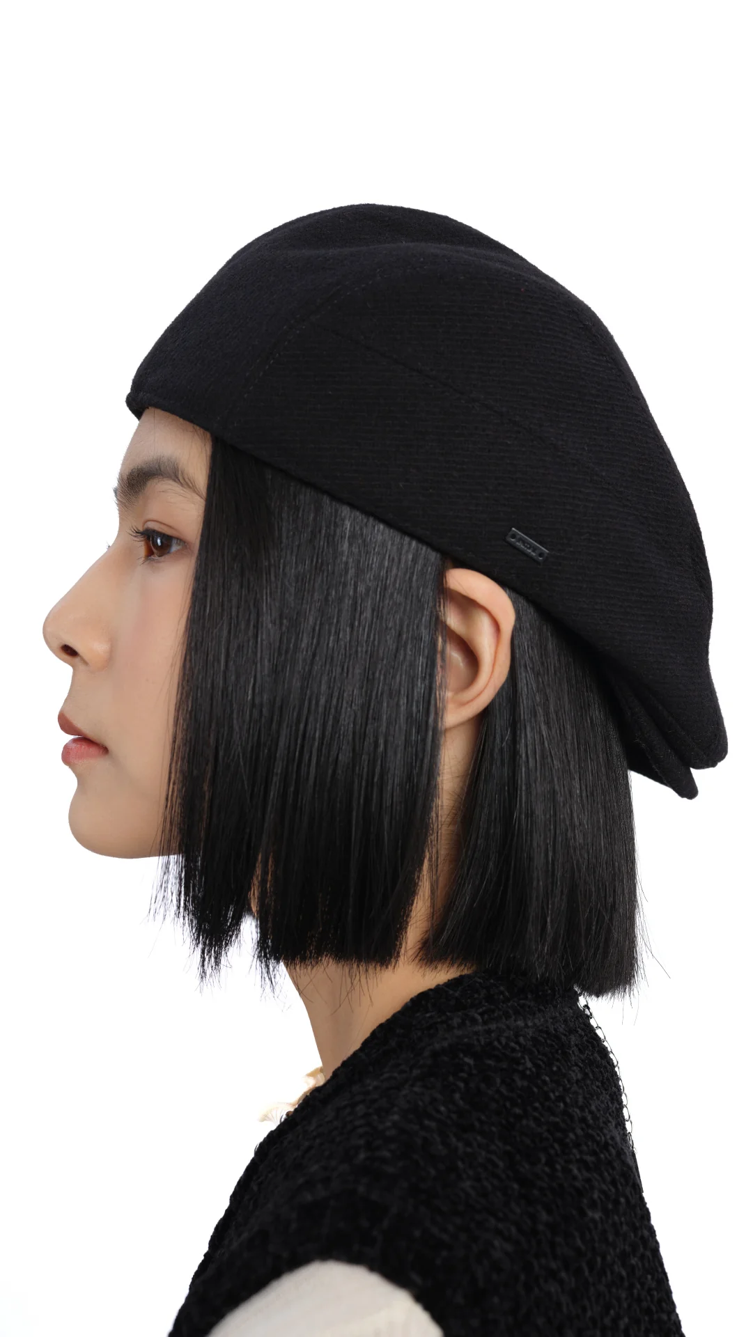 Wider Wool Flat Cap - Umamrii