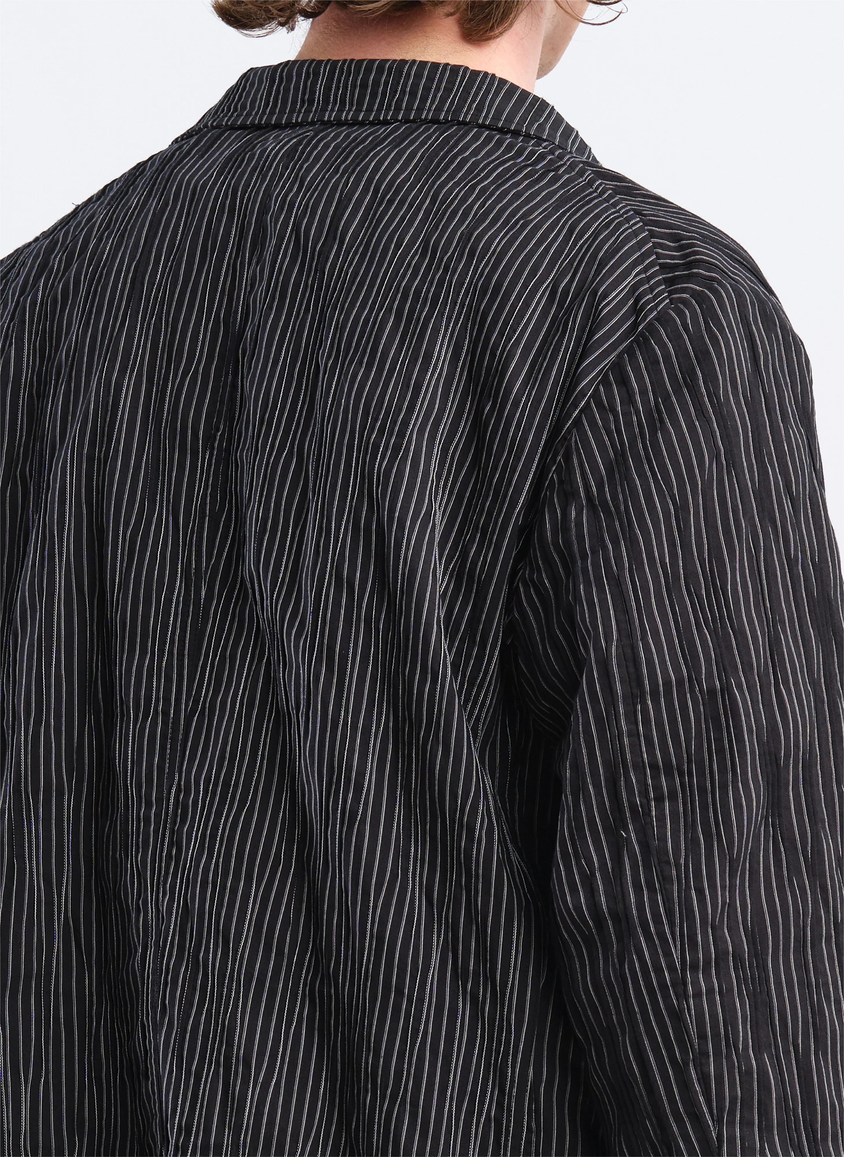 Distort Cotton Dobby Cloth Double Breasted Blazer - Umamrii