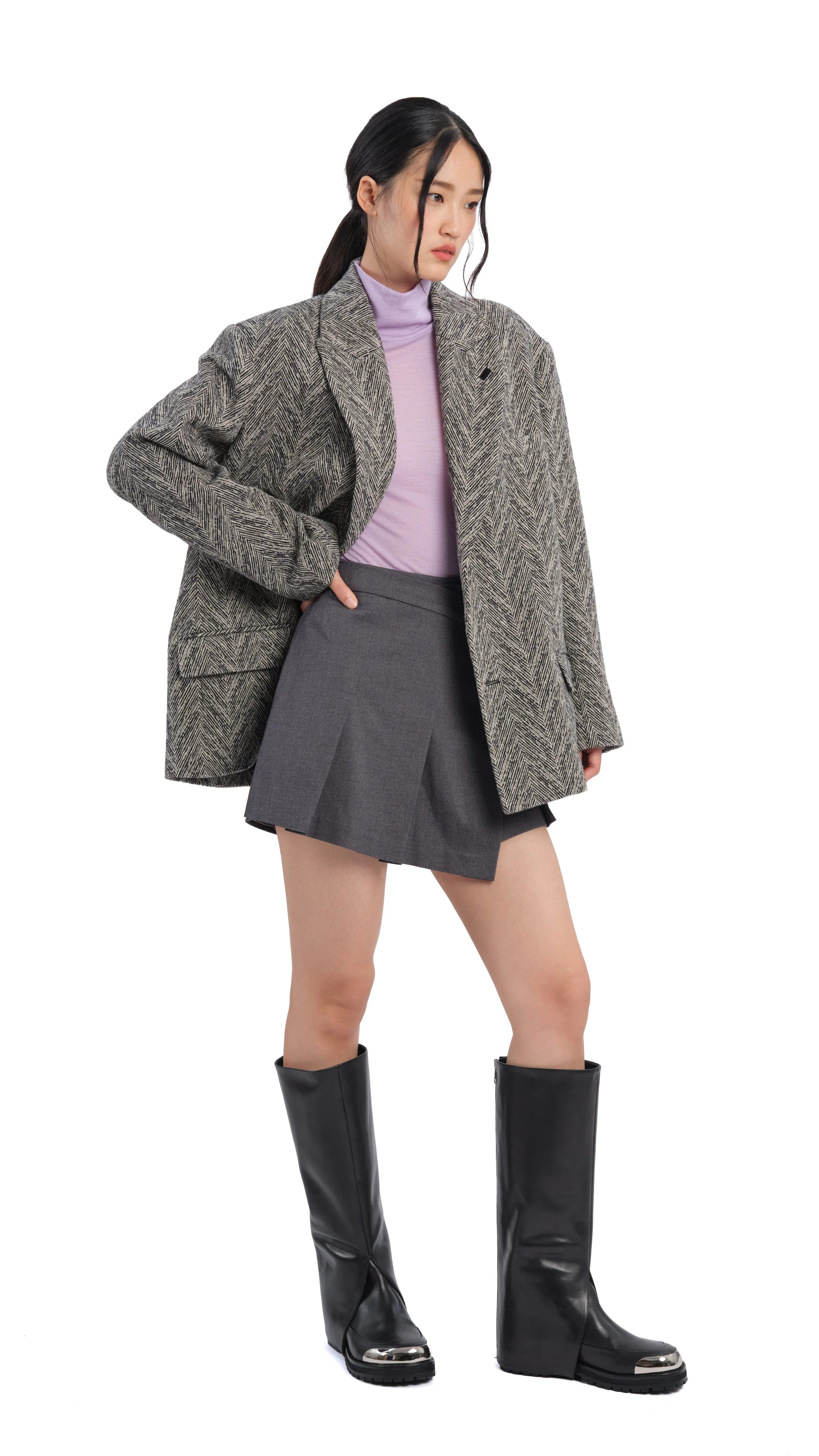 Pleated Wrap Shorts - Umamrii