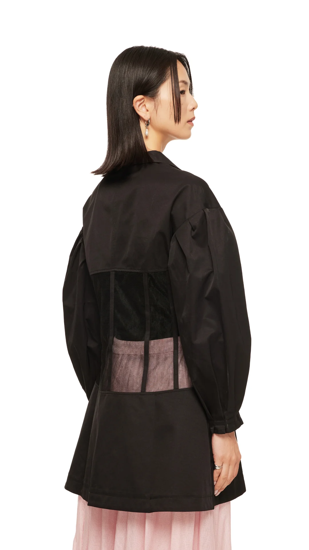 Puff Sleeves Corseted Coat - Umamrii