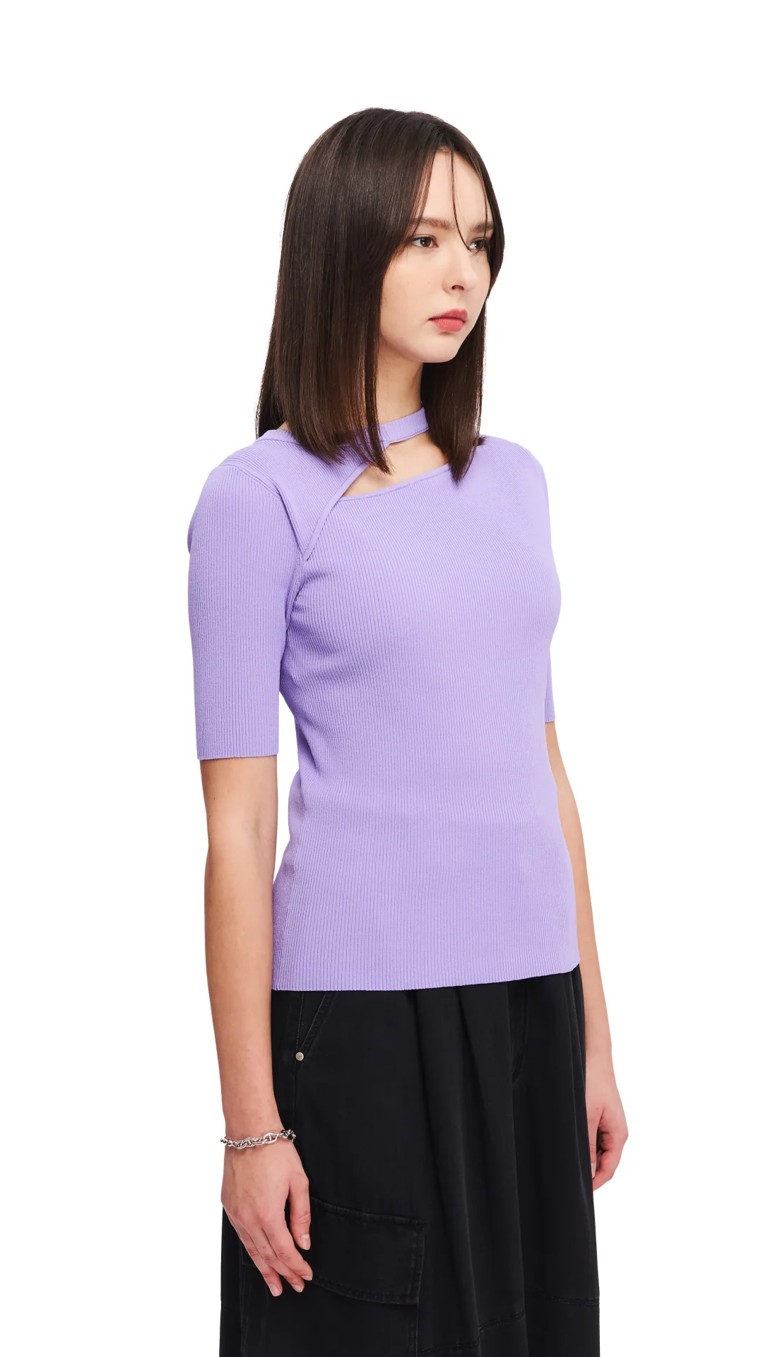 Cut Out Sweater - Umamrii