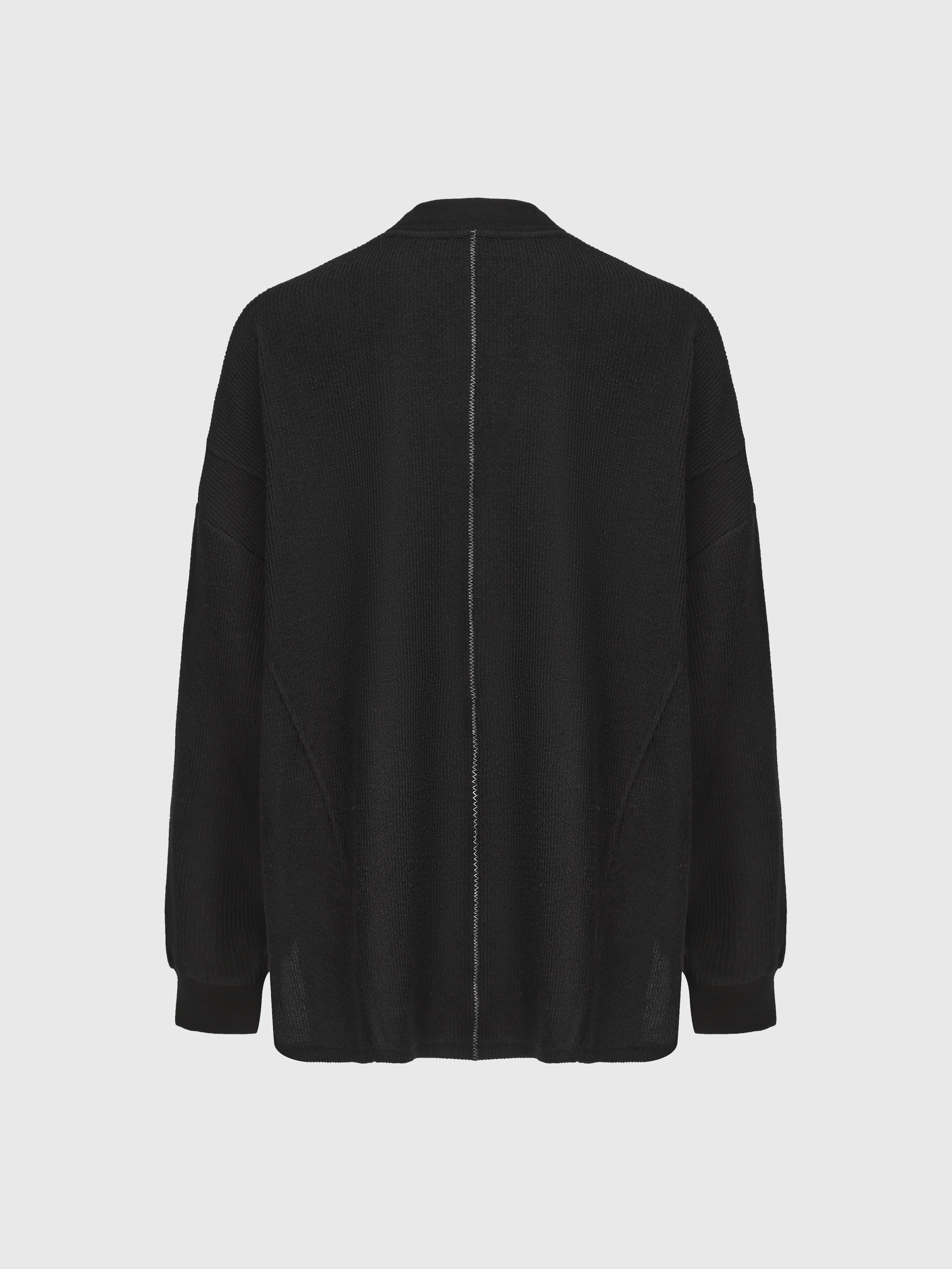 Oversized Cut Sewn Cardigan - Umamrii