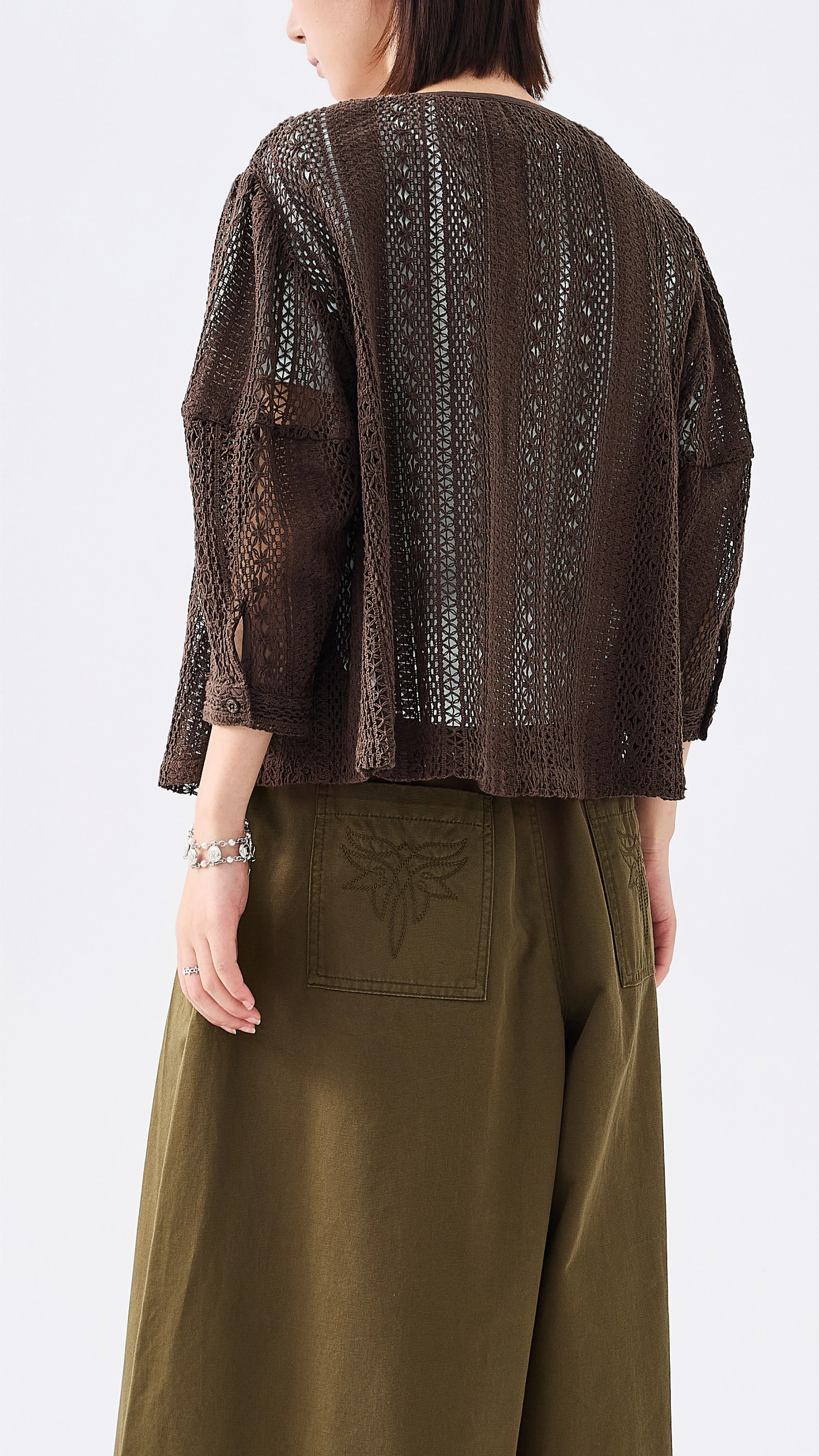 Doll Sleeves Lace Jacket - Umamrii