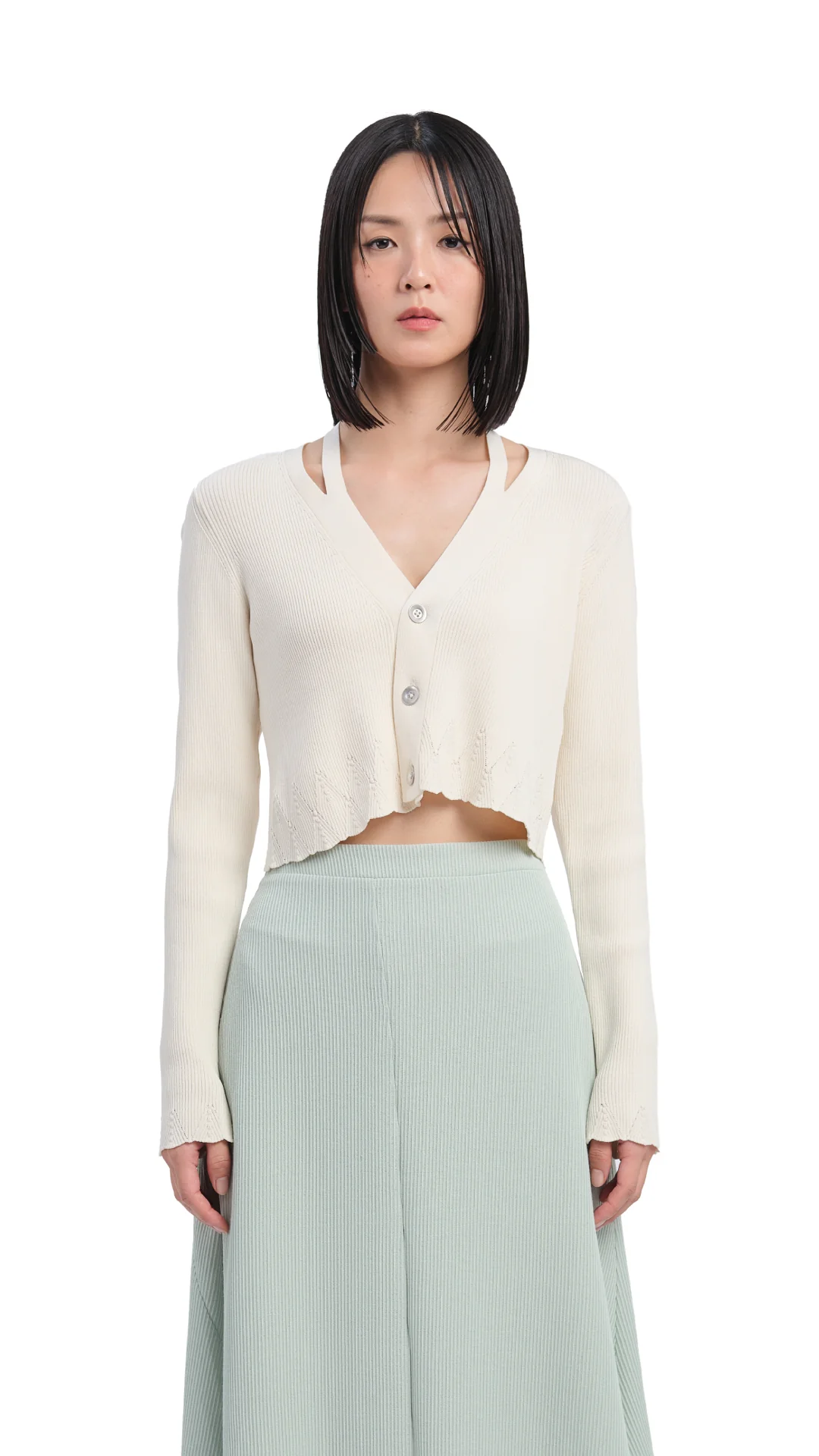 Cutout Cardigan - Umamrii