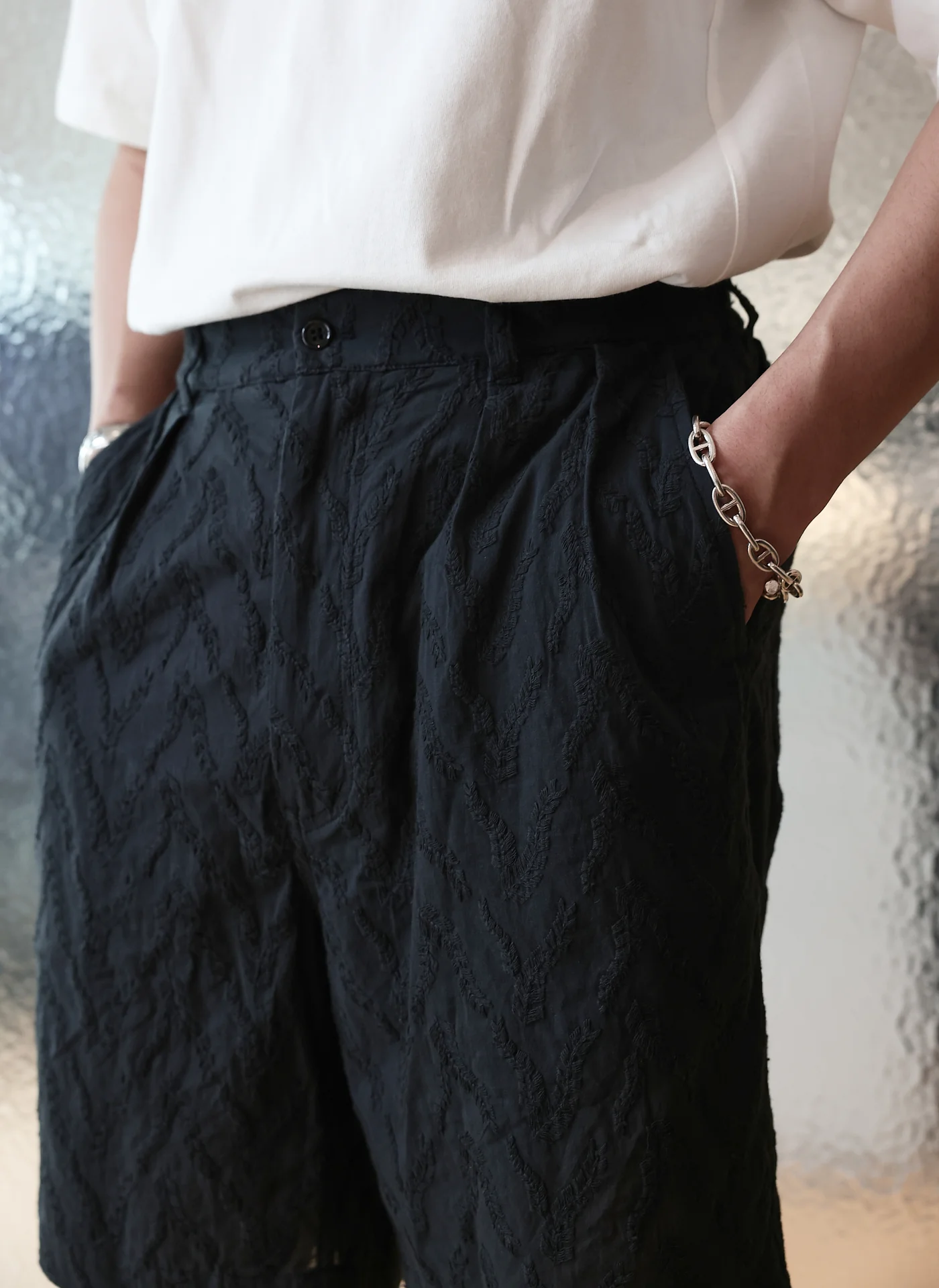 Cotton Embroidery Short - Umamrii