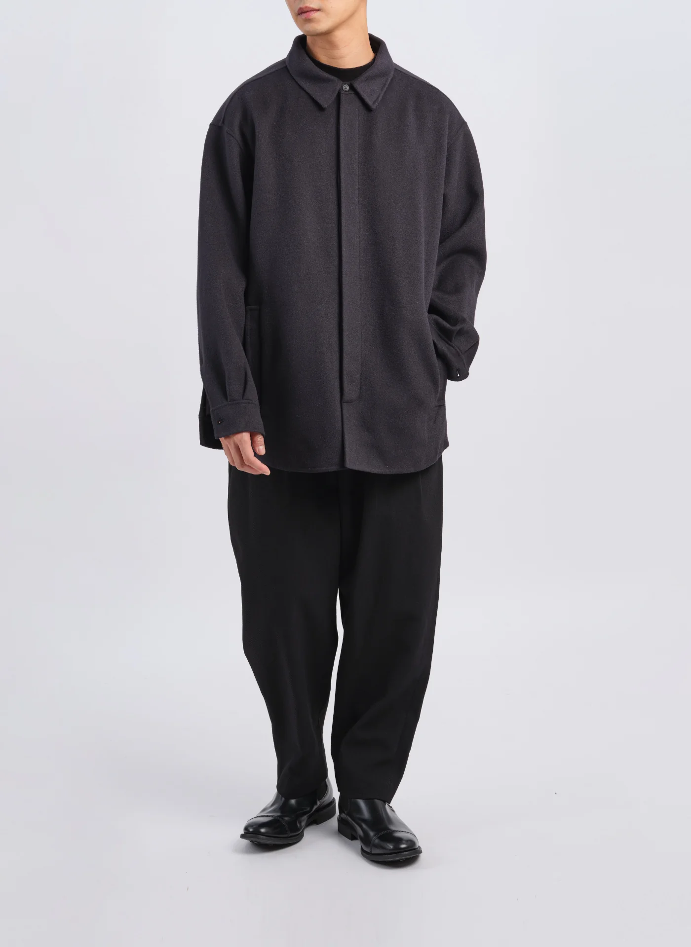 W.R Wool Cashmere Shirt Jacket - Umamrii