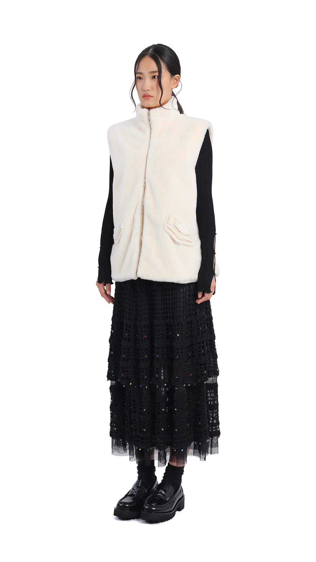 Faux Fur Vest - Umamrii