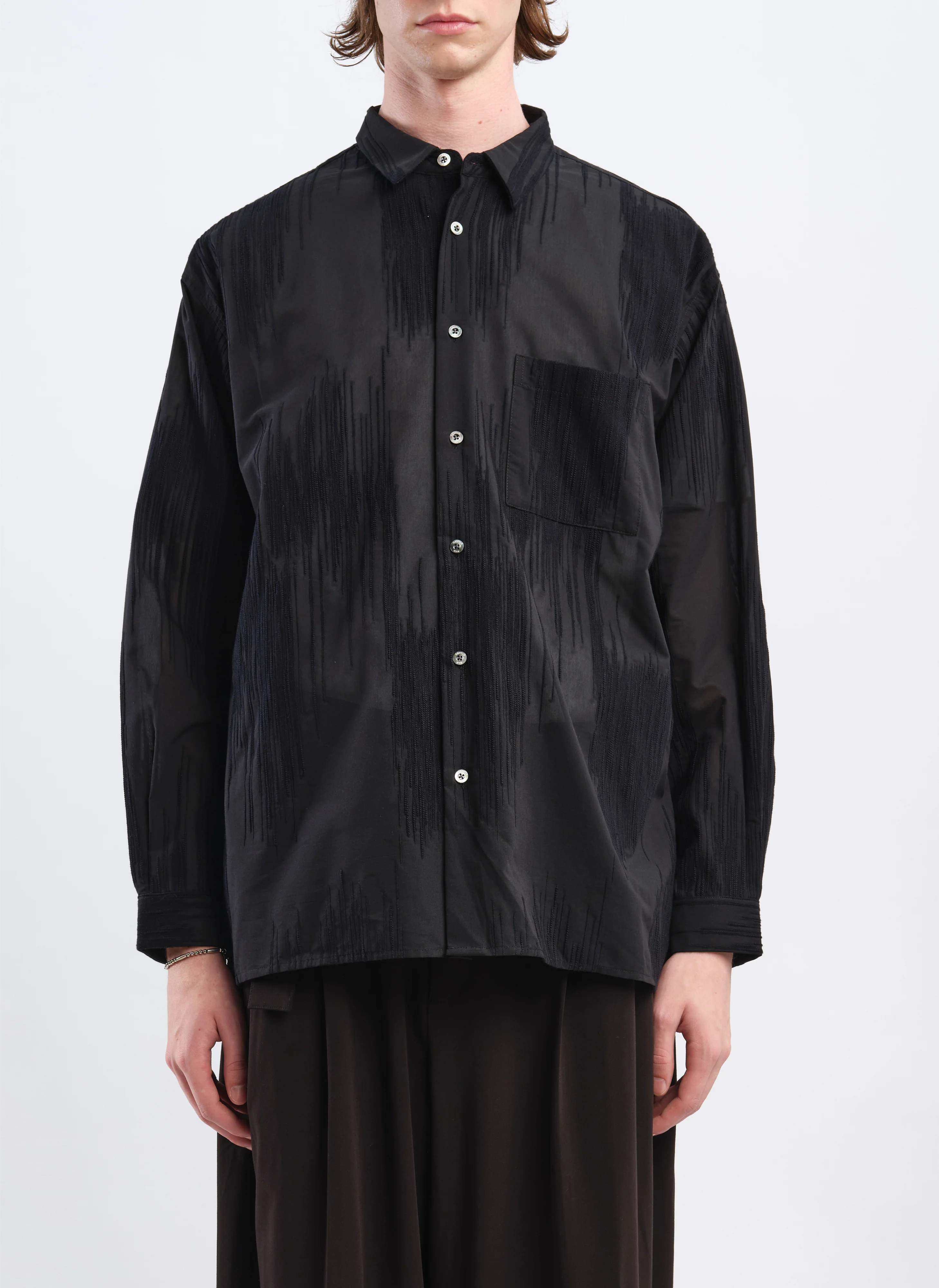 Cotton Embroidery Shirt Jacket - Umamrii