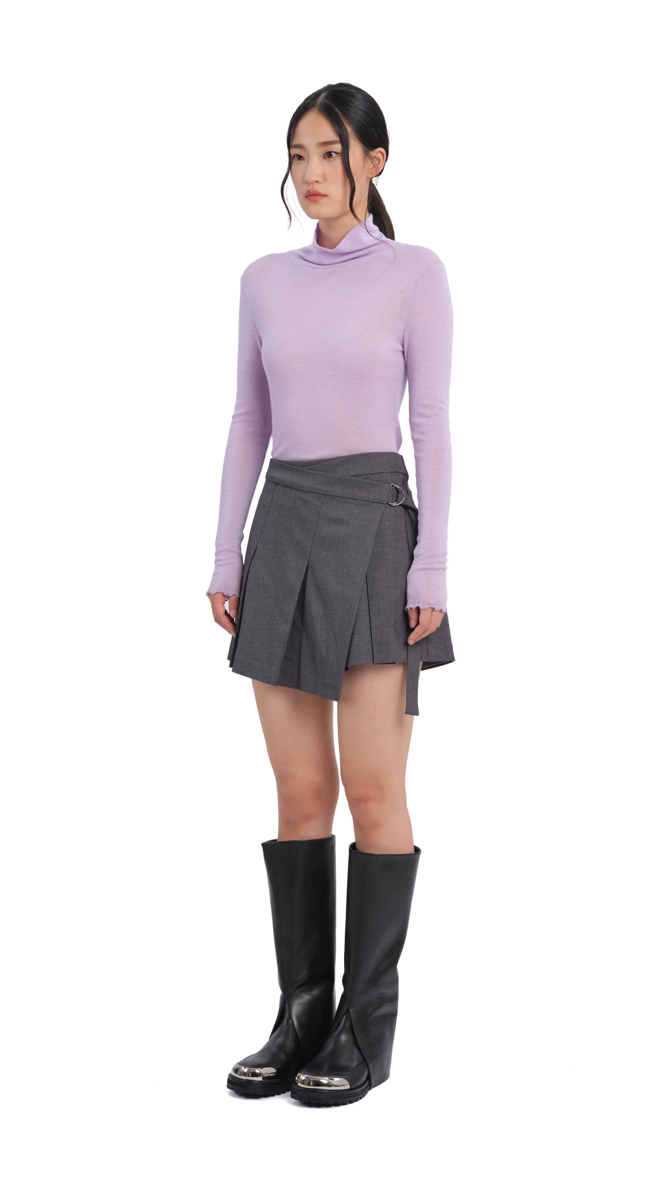 Pleated Wrap Shorts - Umamrii