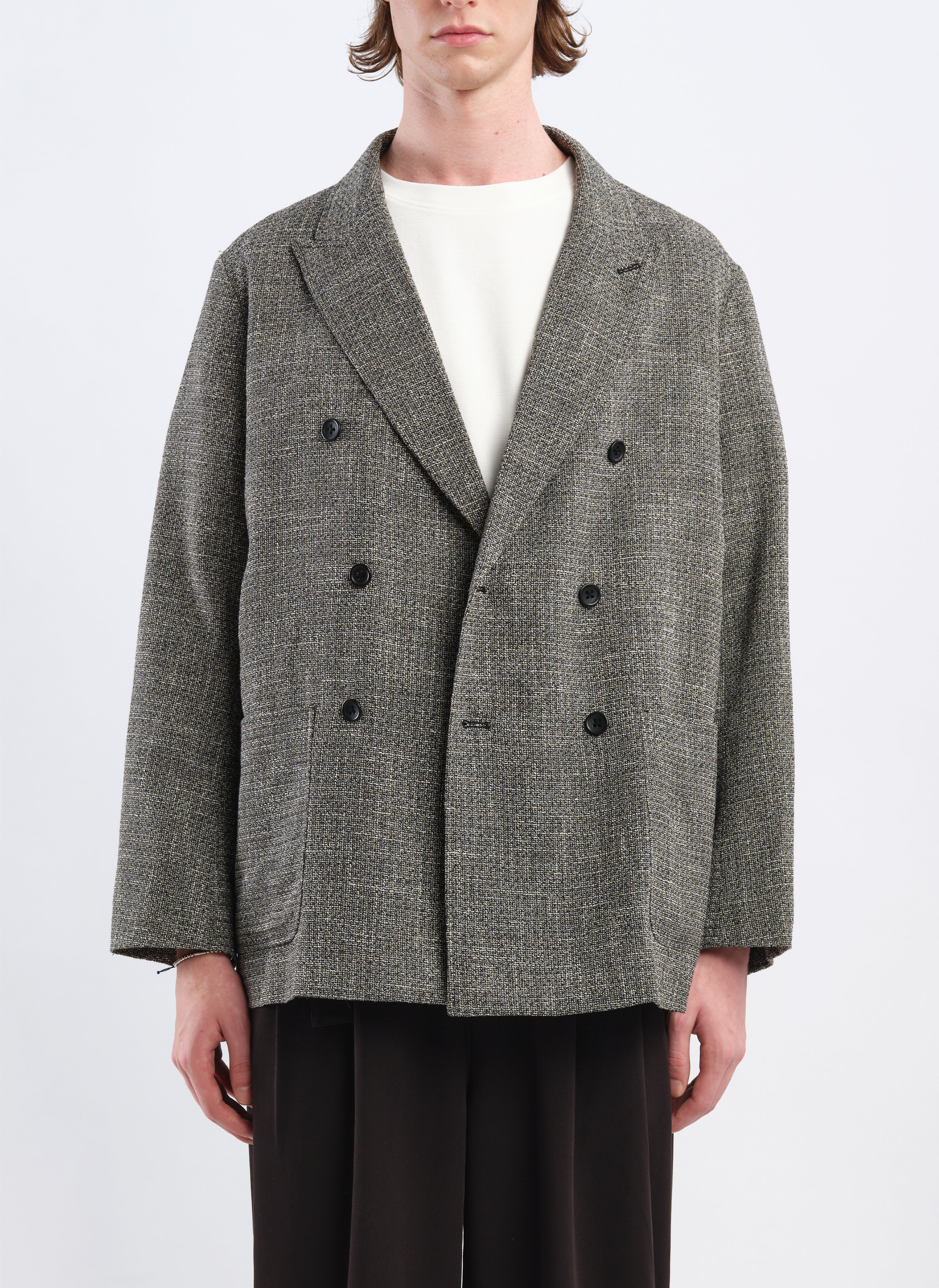 Marzotto Soft Double Breasted Blazer - Umamrii