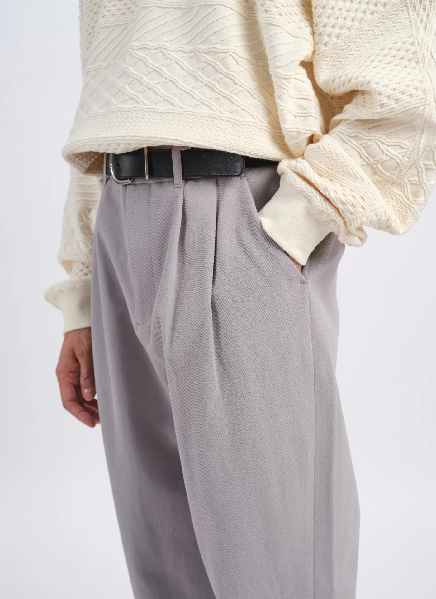 Solotex Garbardine (Work) Ankle Length Relax Tapered Pants [P-10] - Umamrii