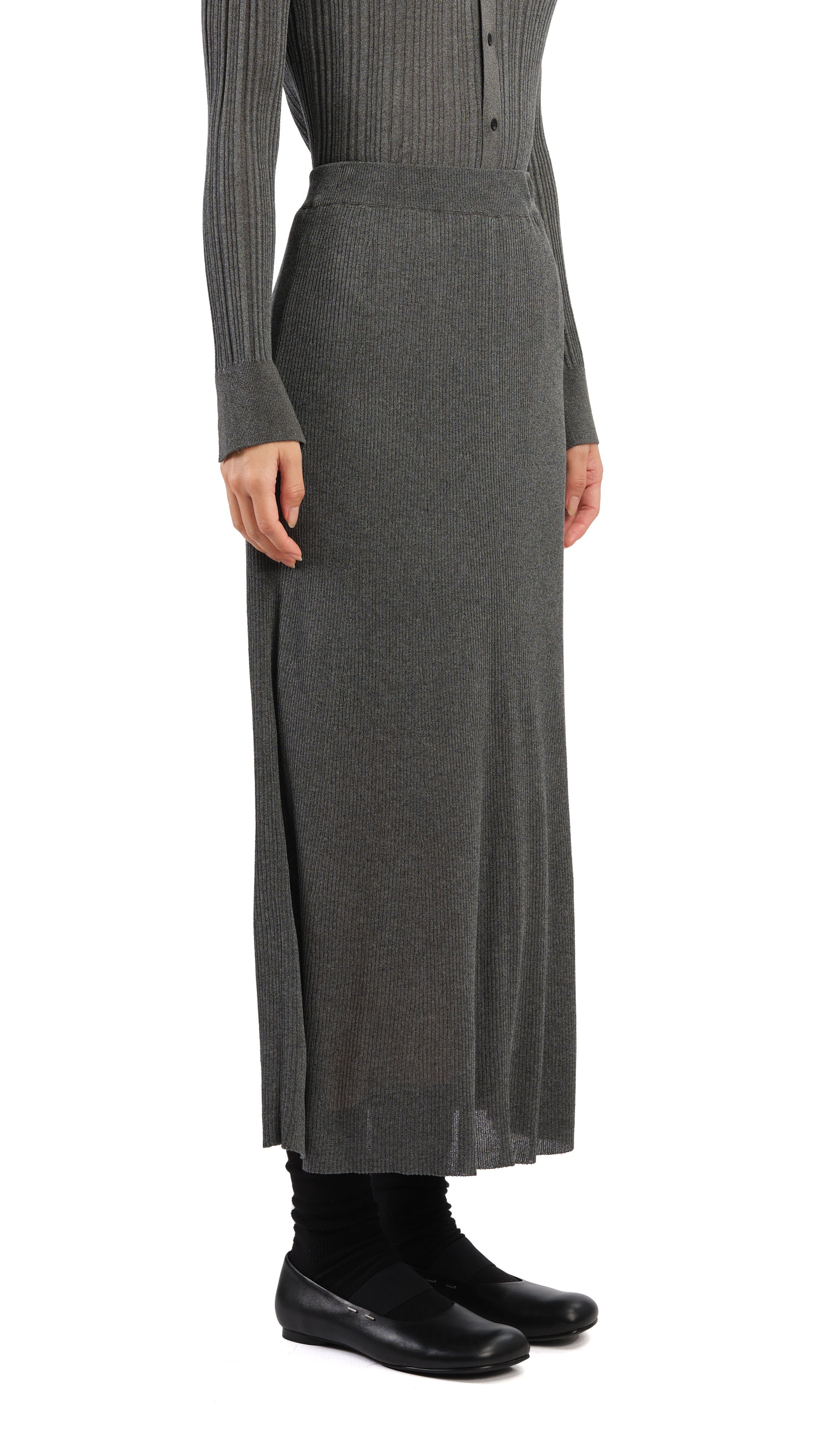 Lurex Knit Skirt - Umamrii
