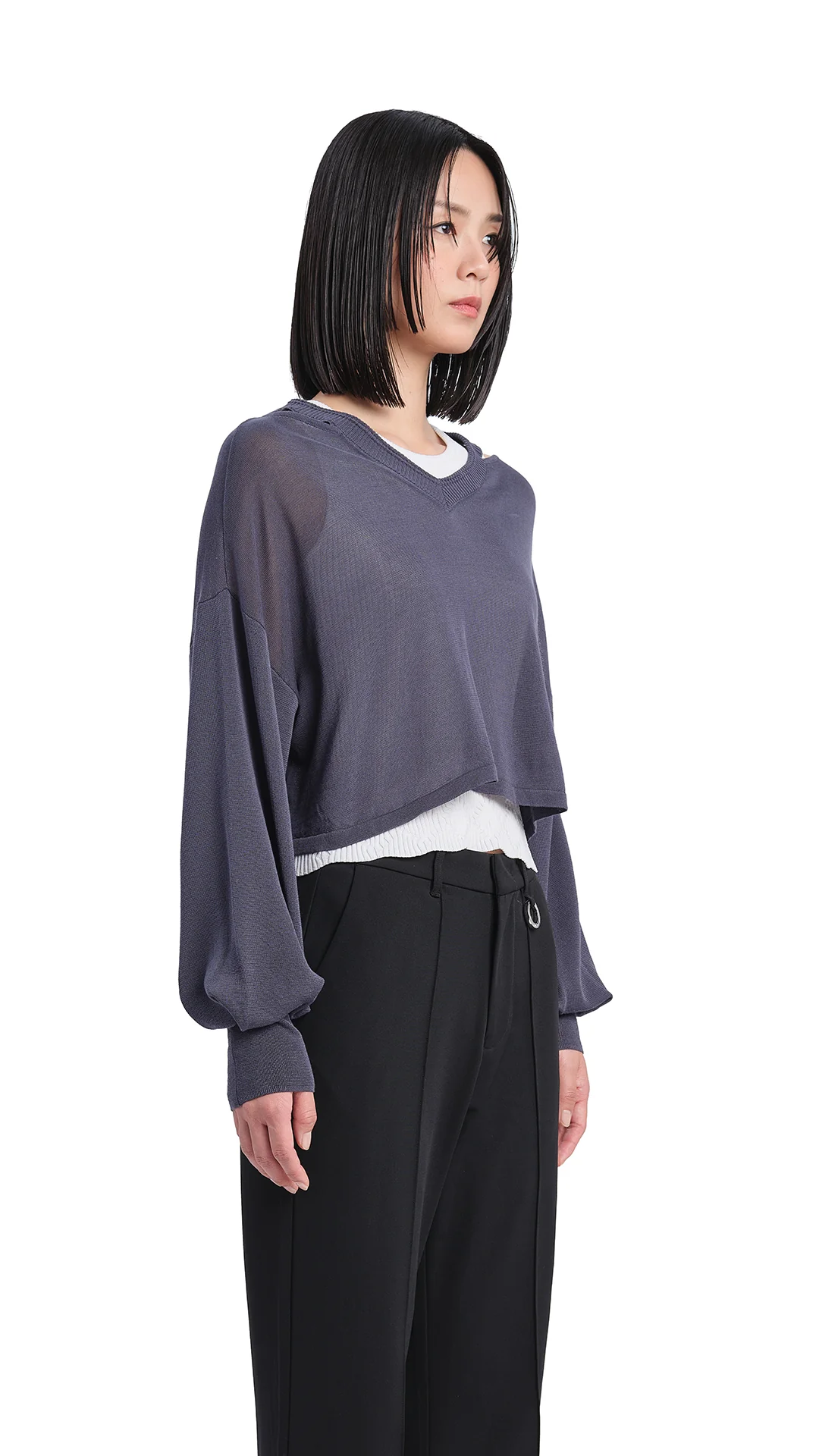 Cropped Sweater - Umamrii