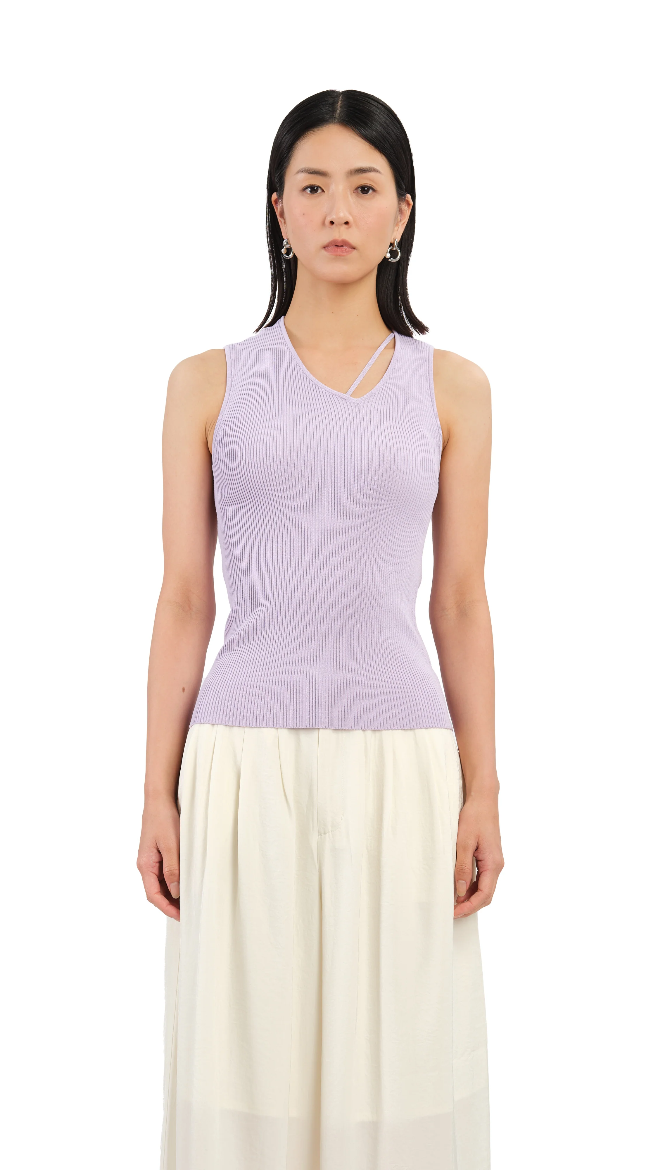 Asymmetric Neckline Top - Umamrii