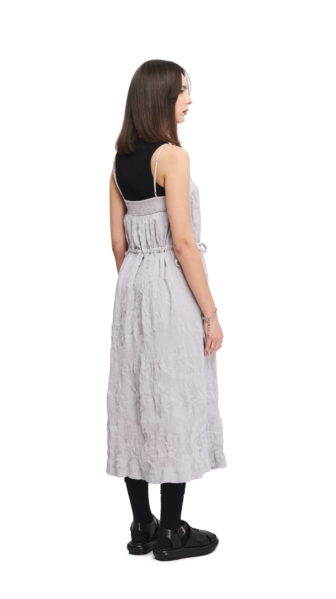 Crinkle Pleat Dress - Umamrii