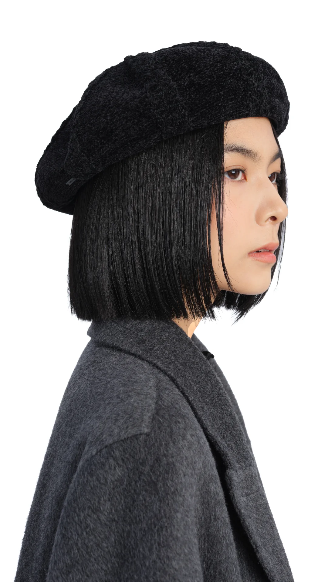 Cable Knitted Artist Beret - Umamrii