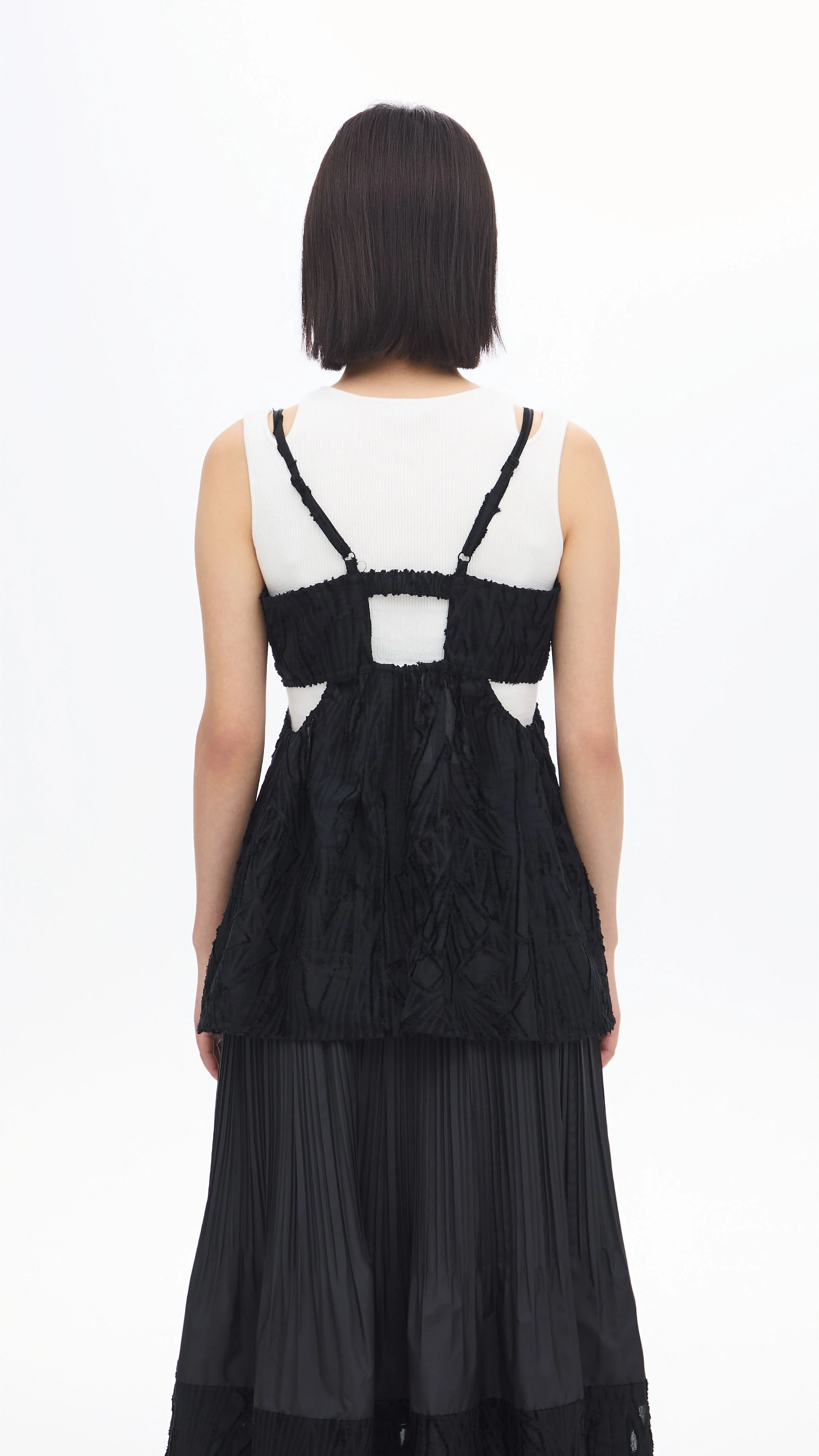 Jacquard Pattern Bustier - Umamrii