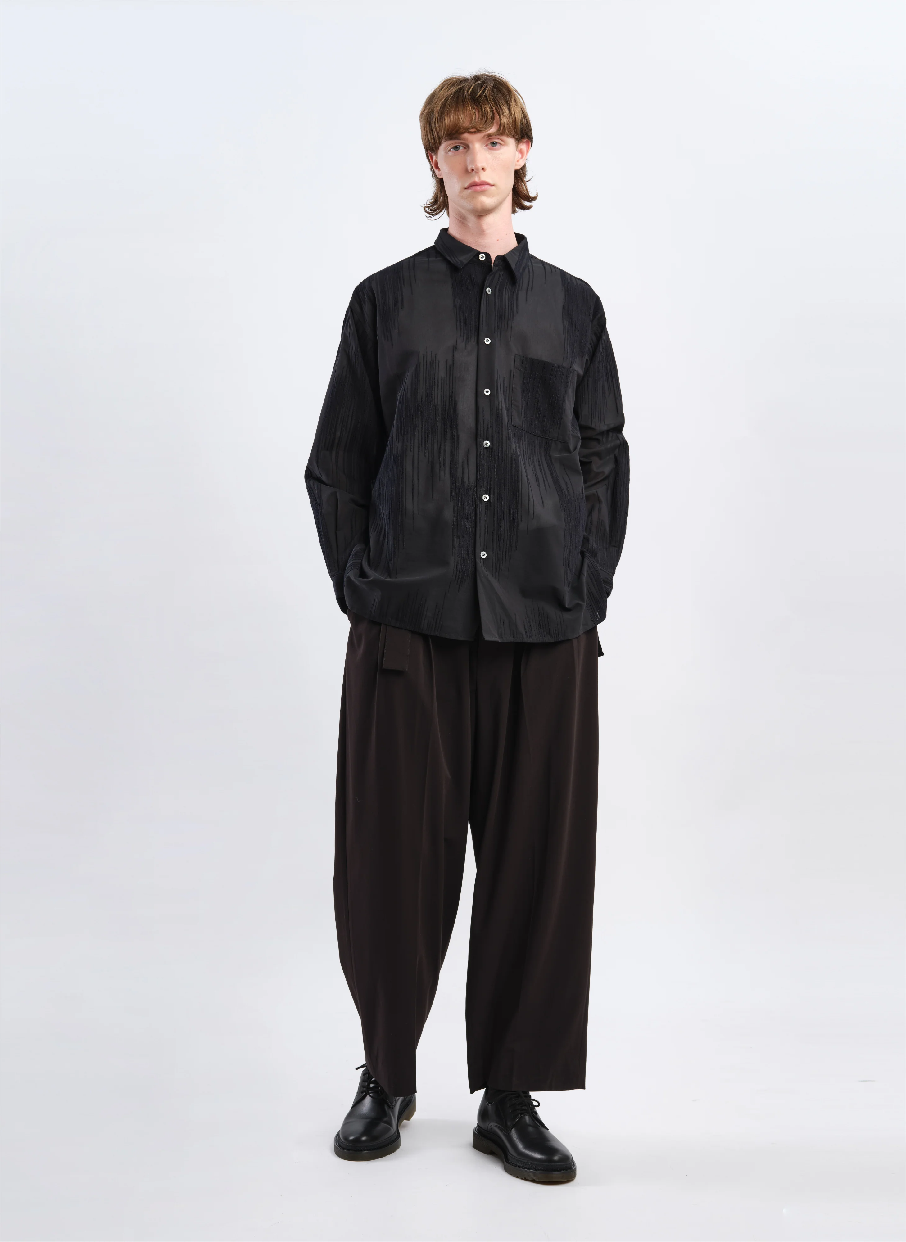 Cotton Embroidery Shirt Jacket - Umamrii