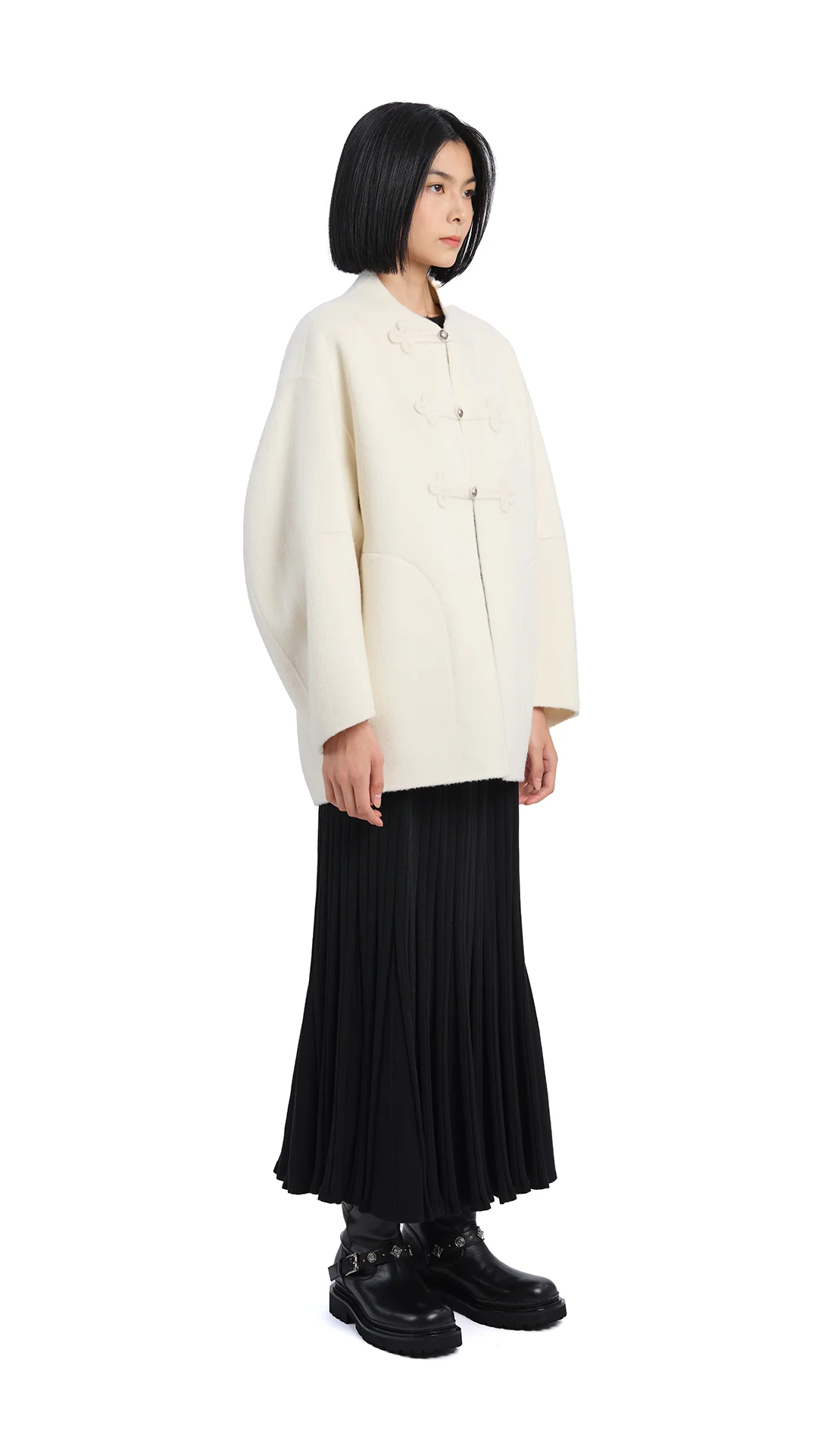 Melange Double Face Jacket - Umamrii