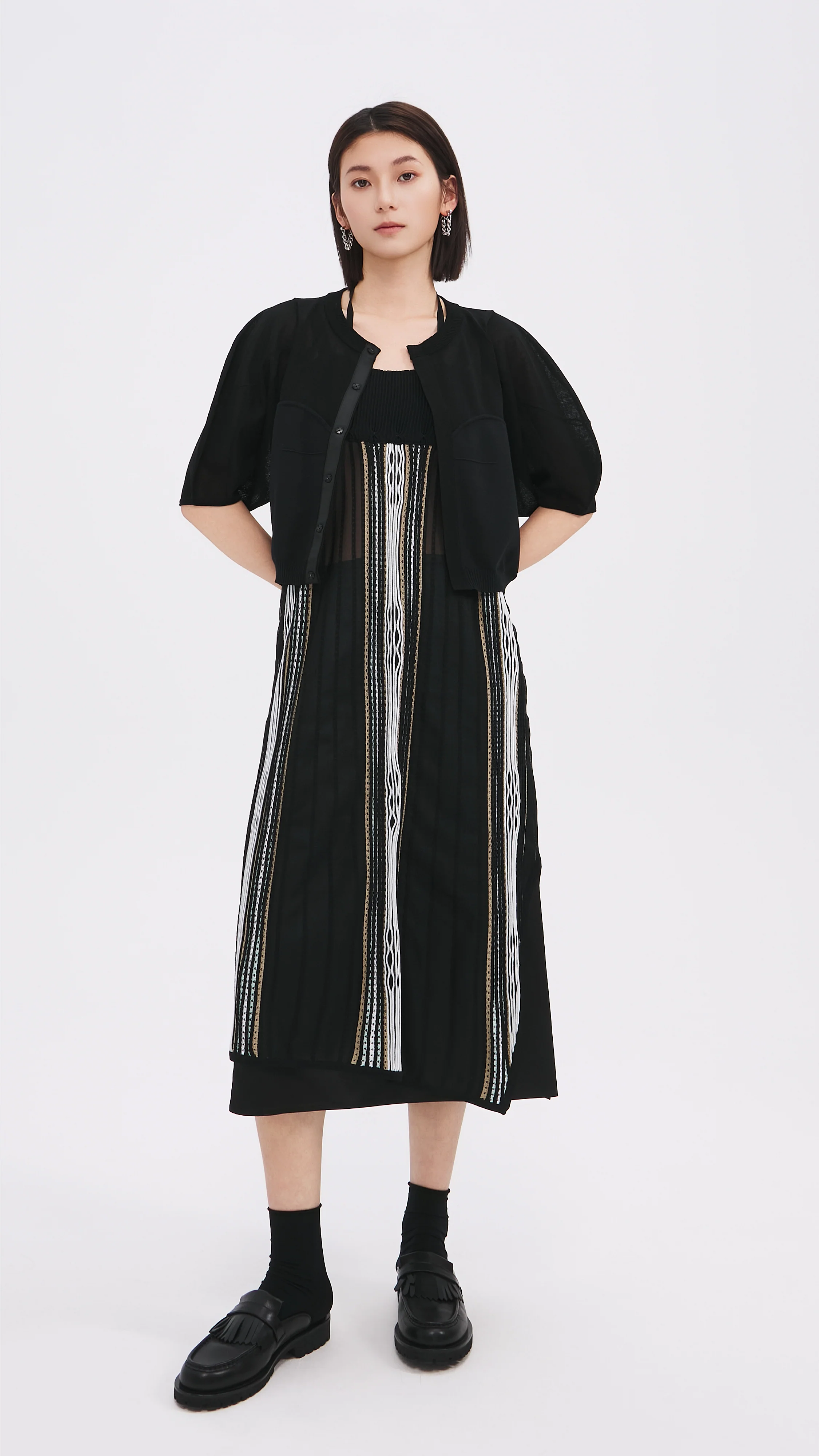 Pattern Knit Dress - Umamrii