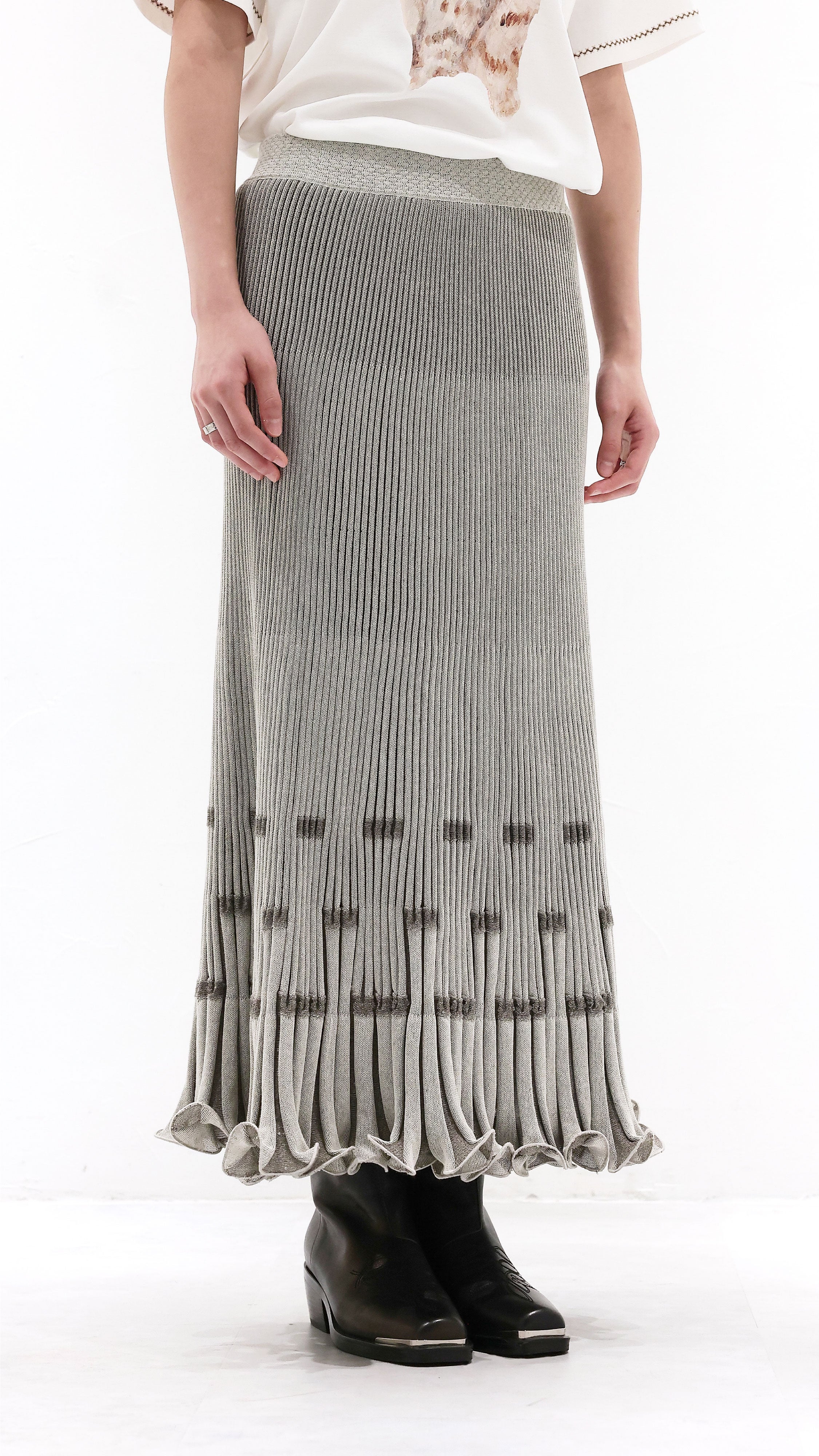 Fish Tail Knit Skirt - Umamrii