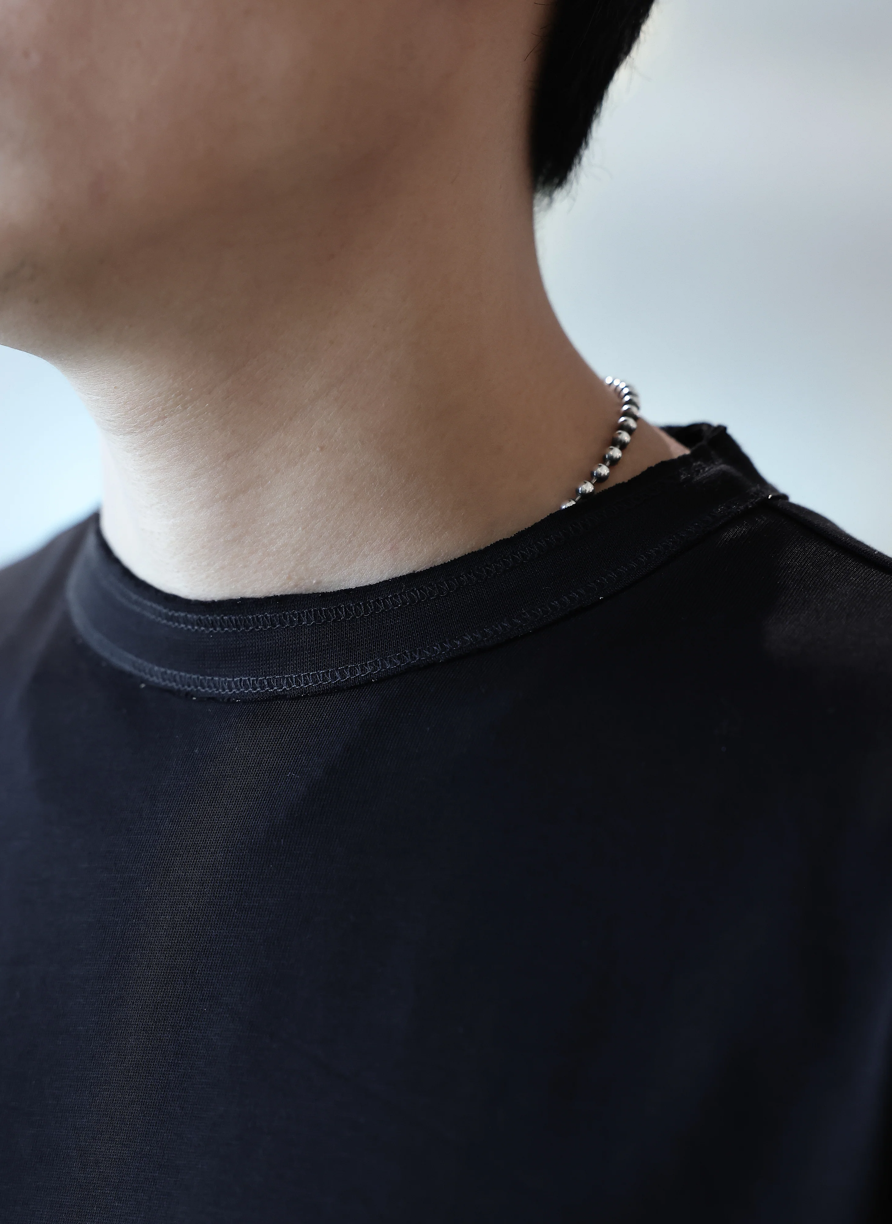 Mercerized Cotton T-shirt - Umamrii