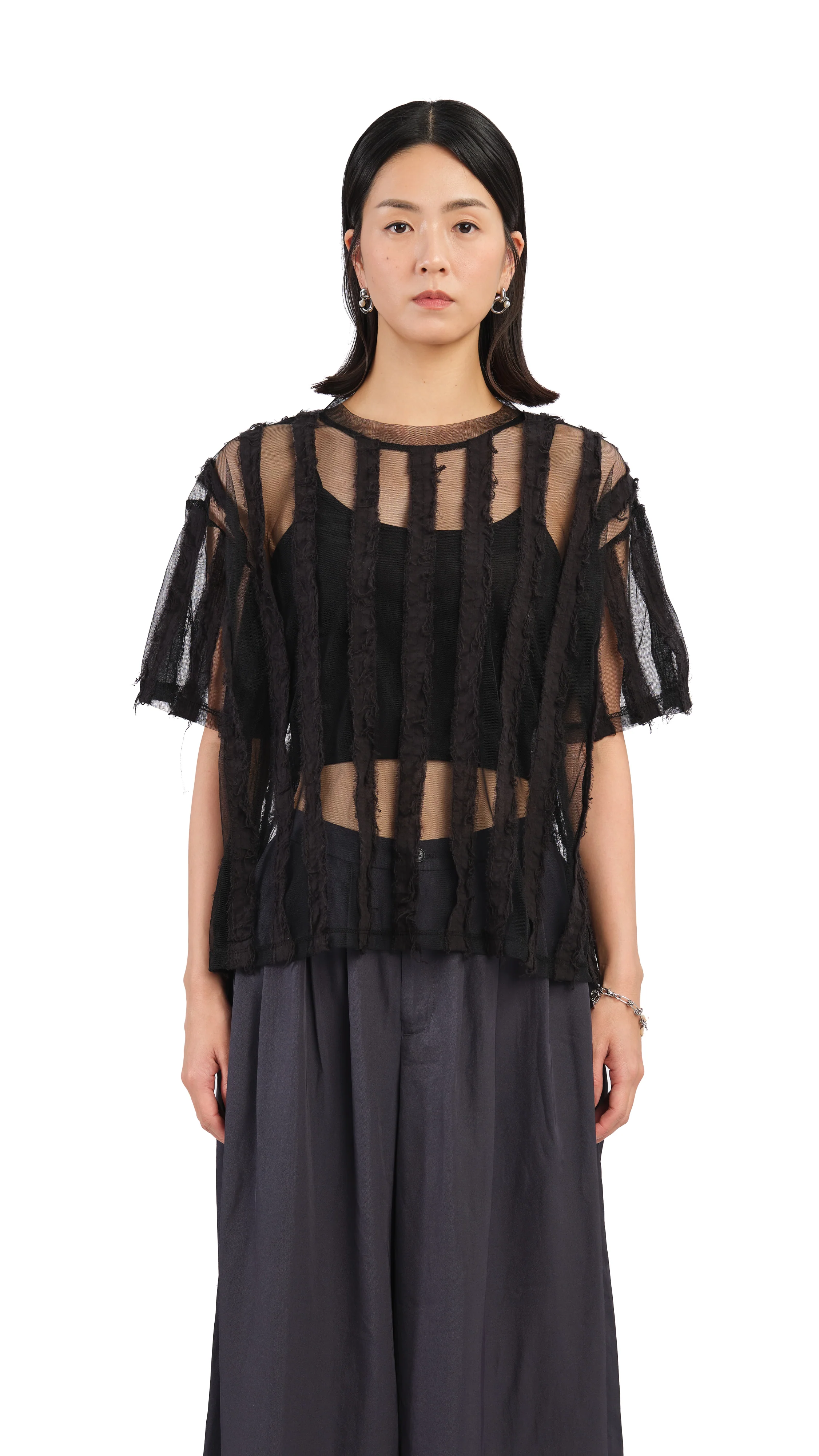 Mesh Patch Top - Umamrii