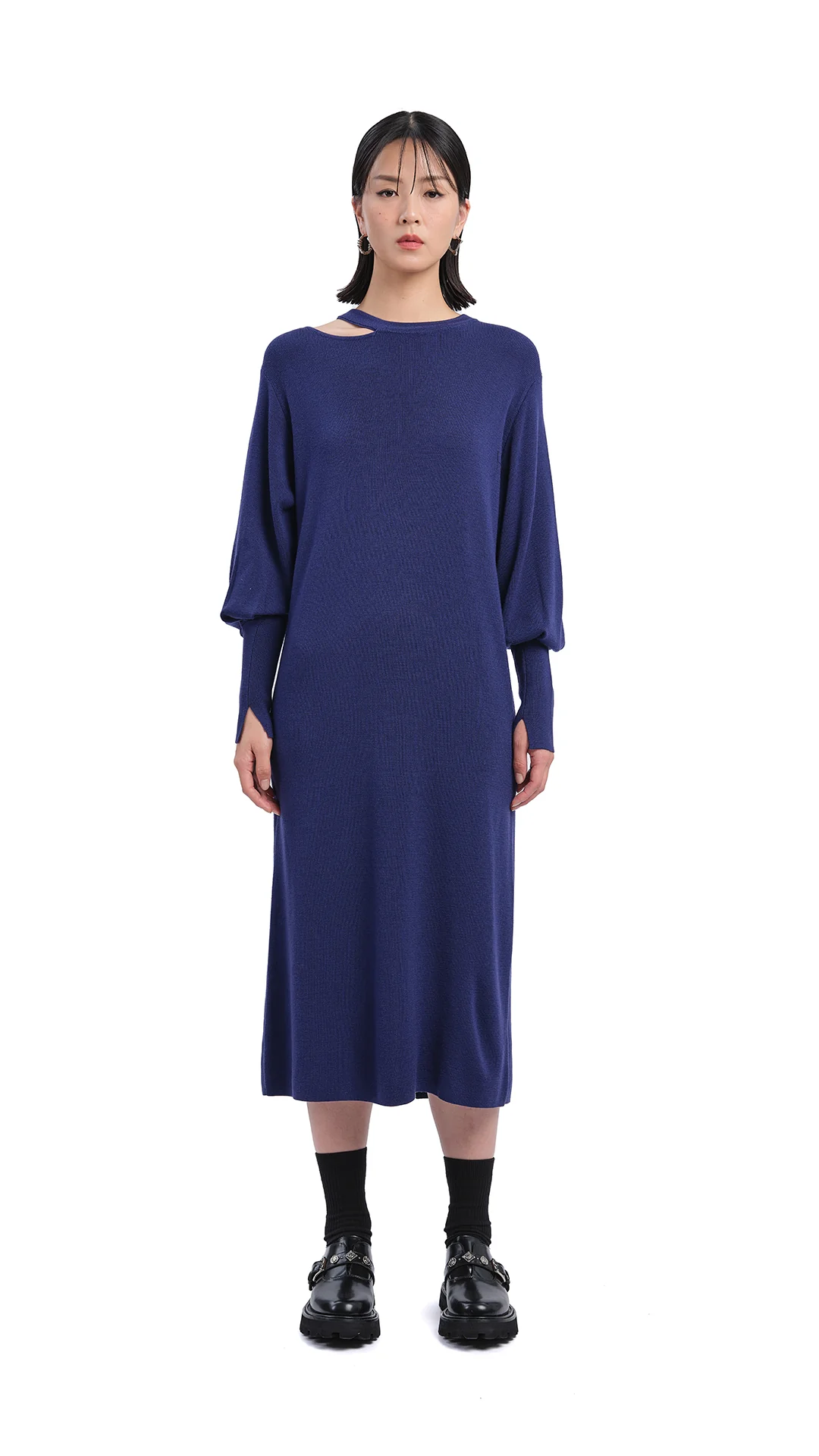 Biella Wool Knit Dress - Umamrii