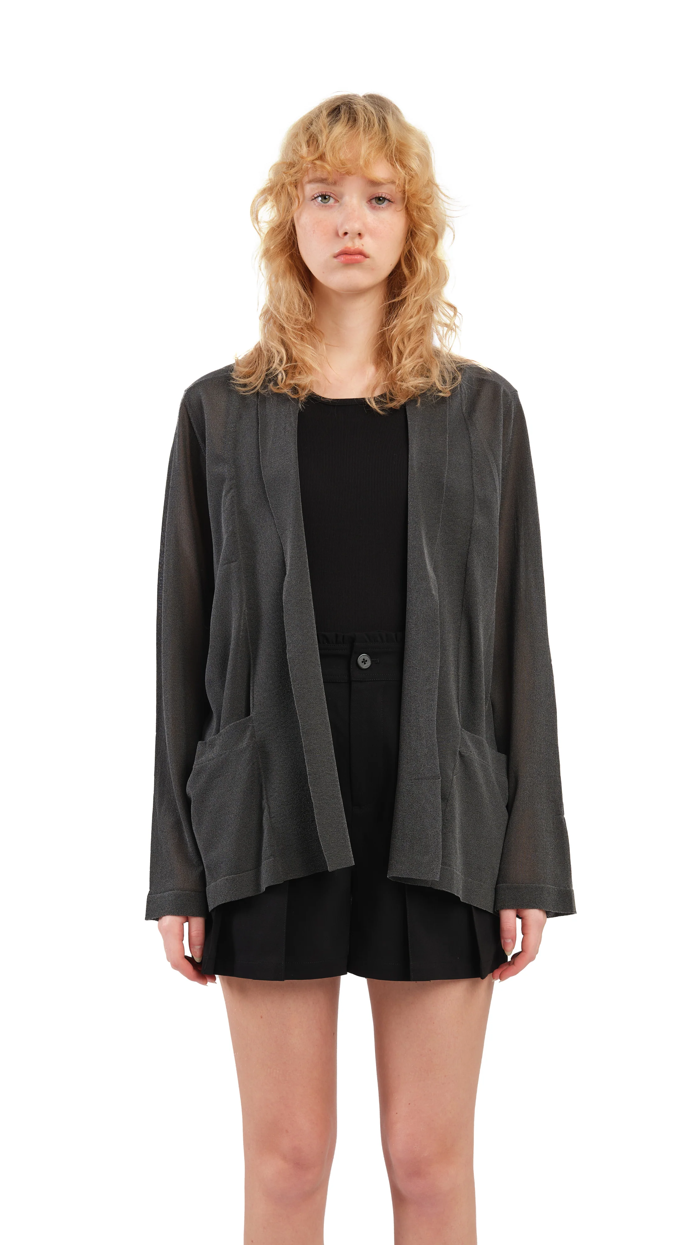 Sheer Knit Blazer - Umamrii