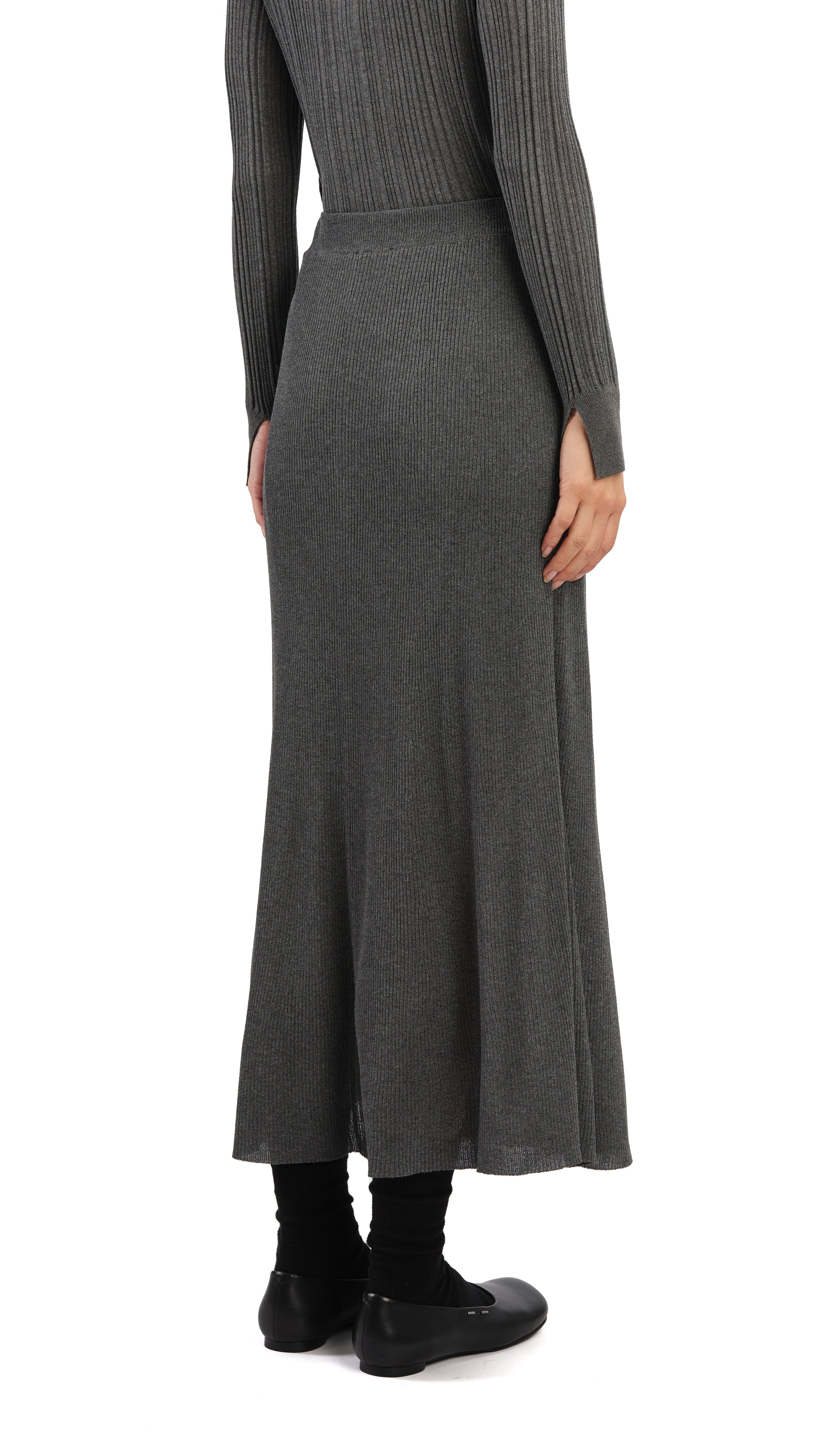 Lurex Knit Skirt - Umamrii