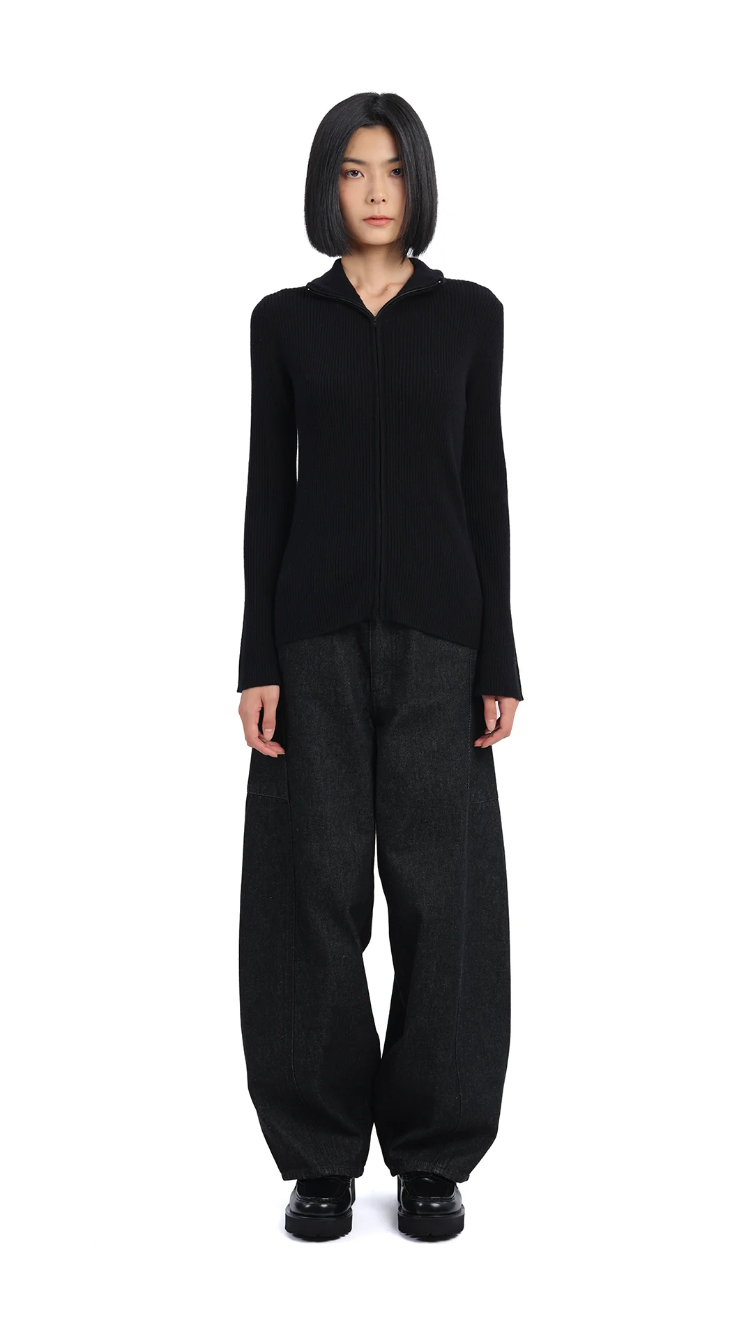 Zip-Up Cardigan - Umamrii