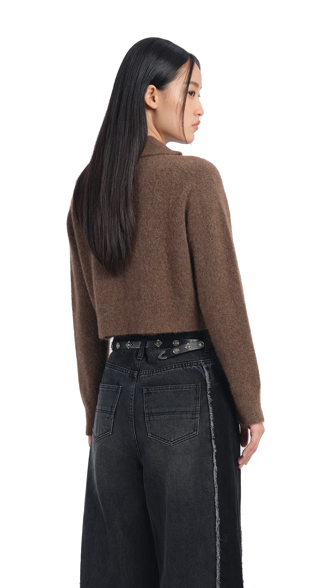 Yak Zip-Up Cardigan - Umamrii