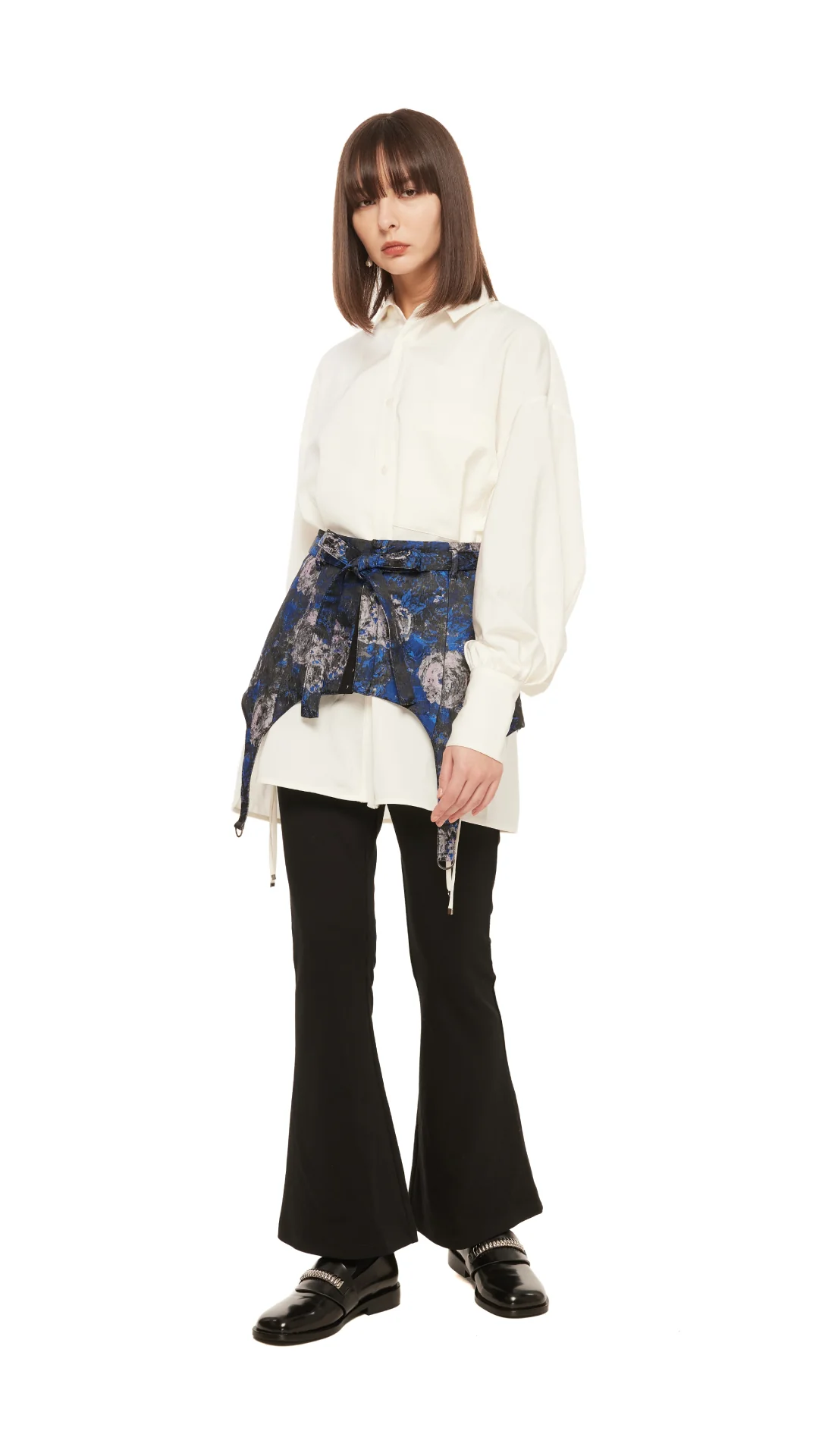 2 In 1 Jacquard Mini Skirt - Umamrii