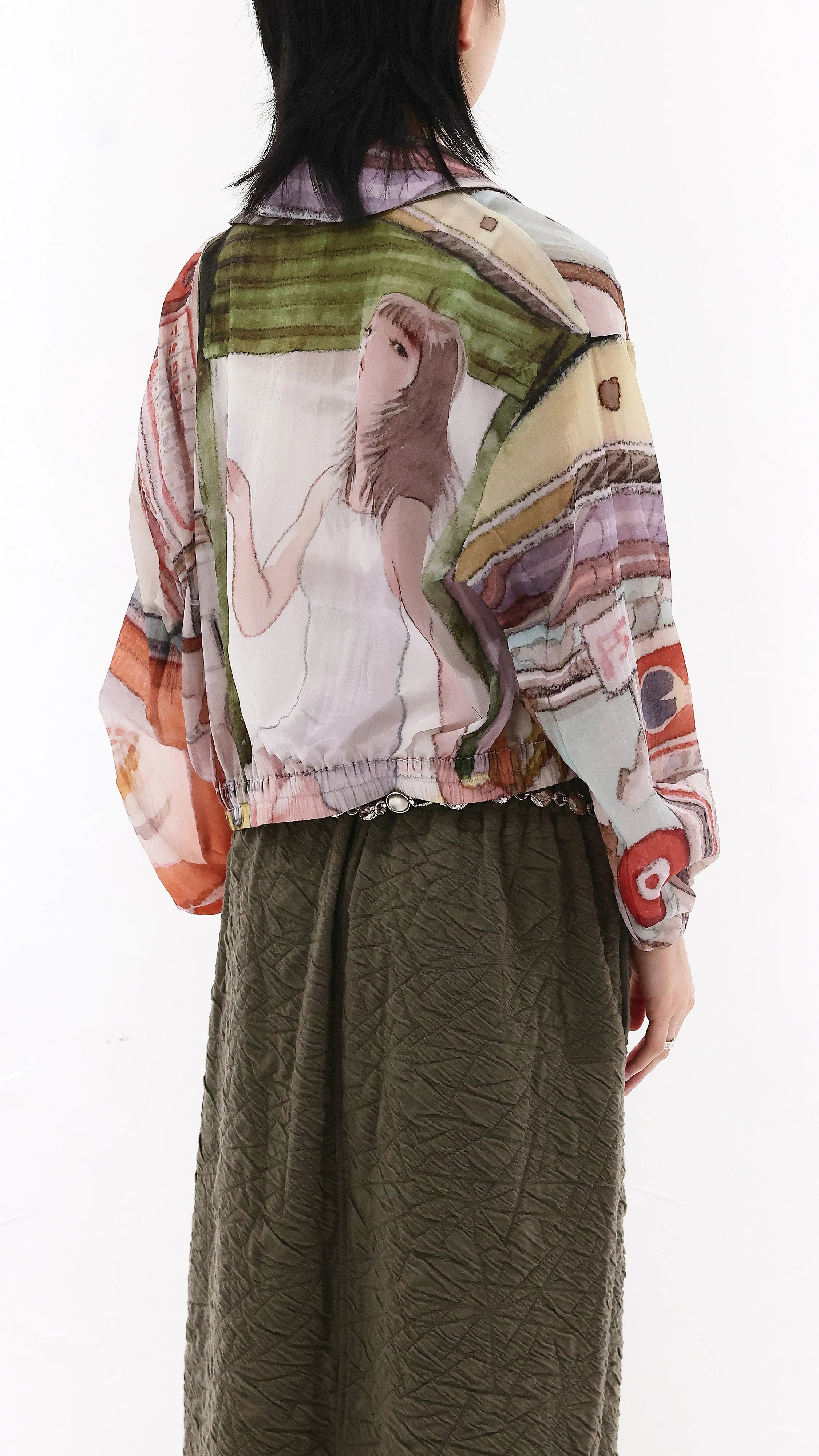 INITIAL x Little Thunder Pattern Work Jacket - Umamrii