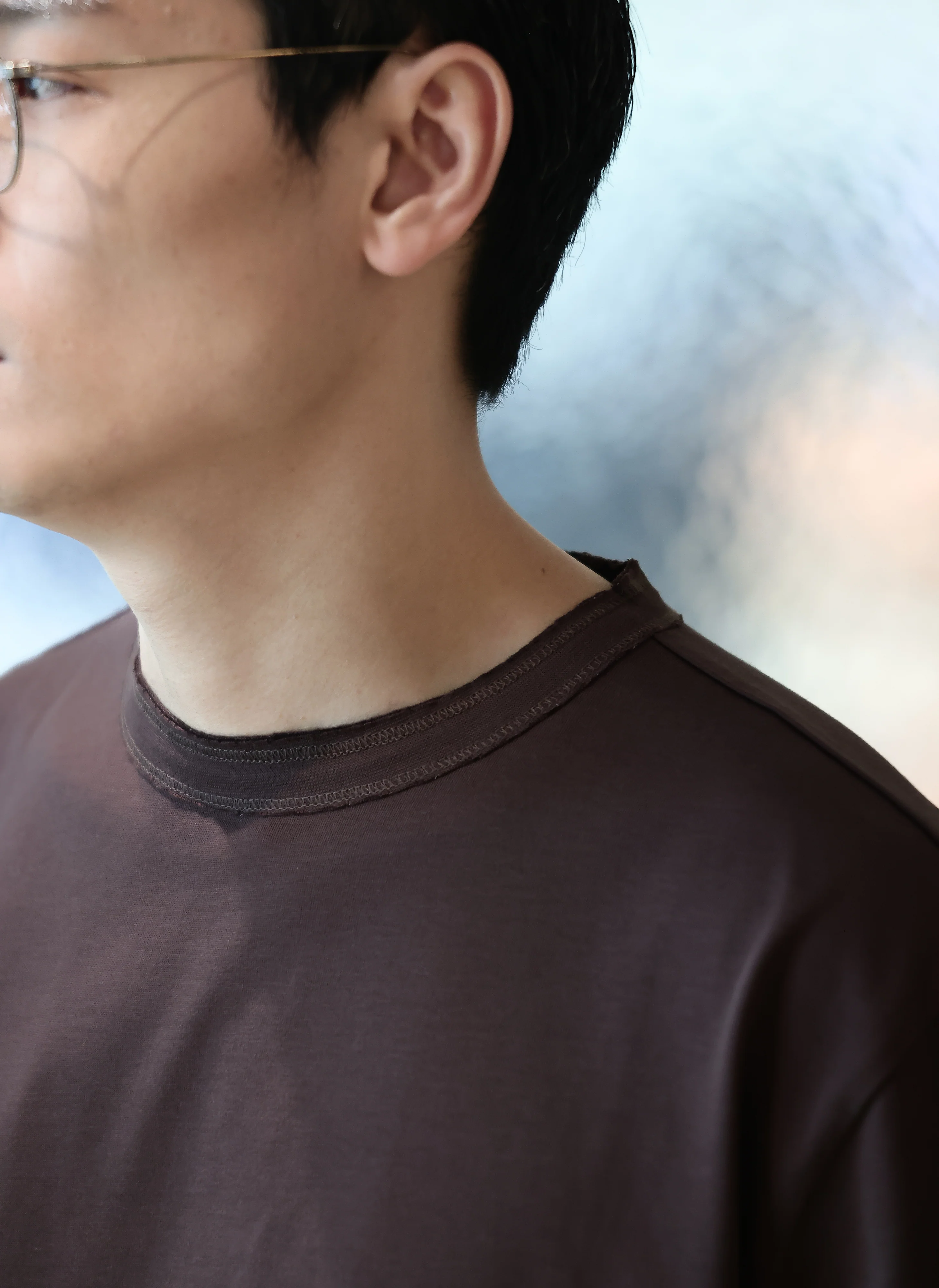 Mercerized Cotton T-shirt - Umamrii