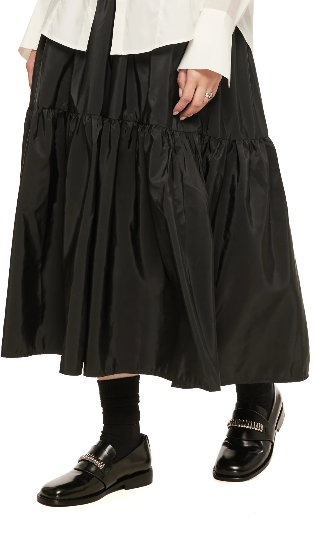 Round-Toe Slip On Loafer With Metal Details - Umamrii