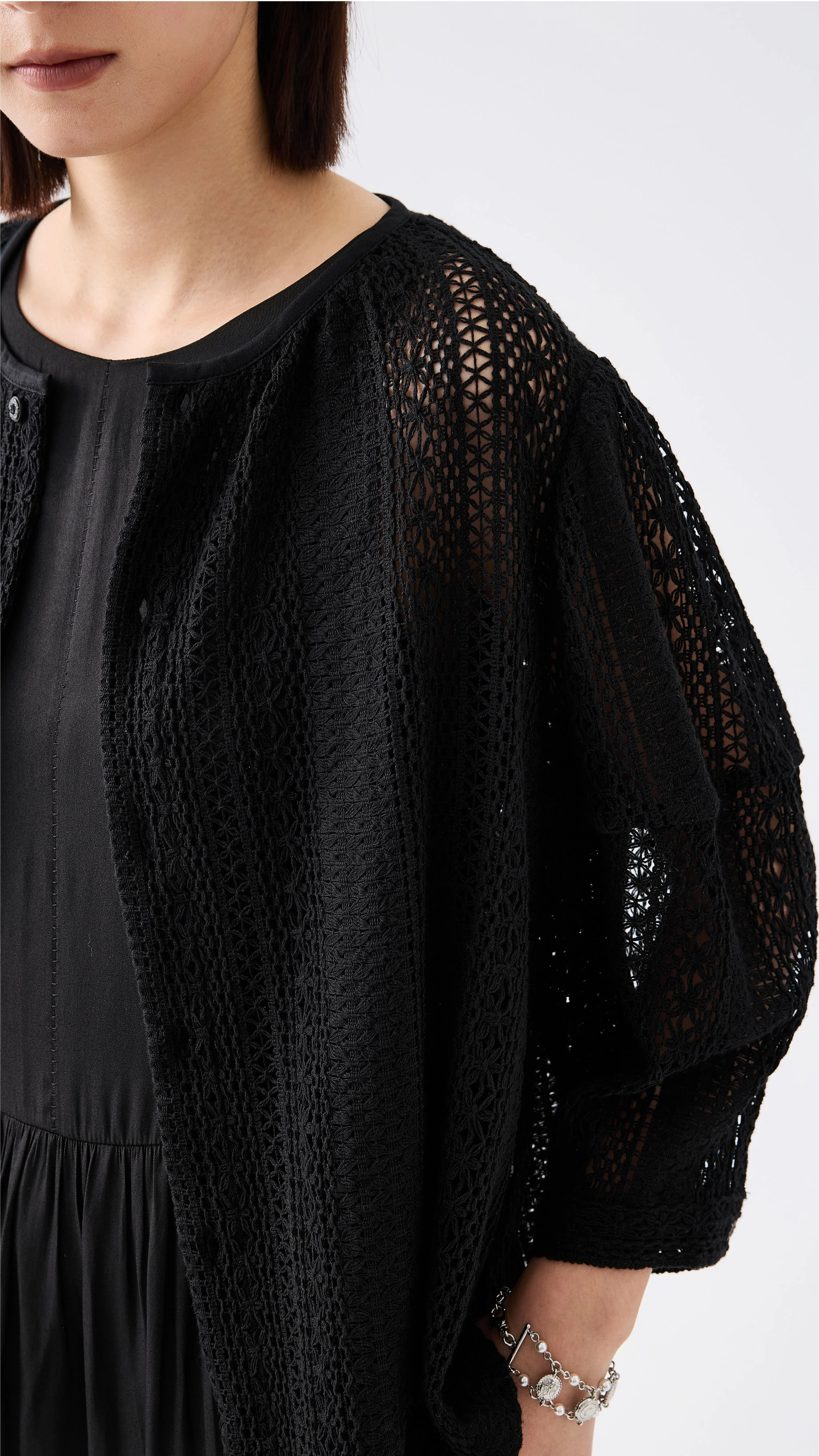 Doll Sleeves Lace Jacket - Umamrii