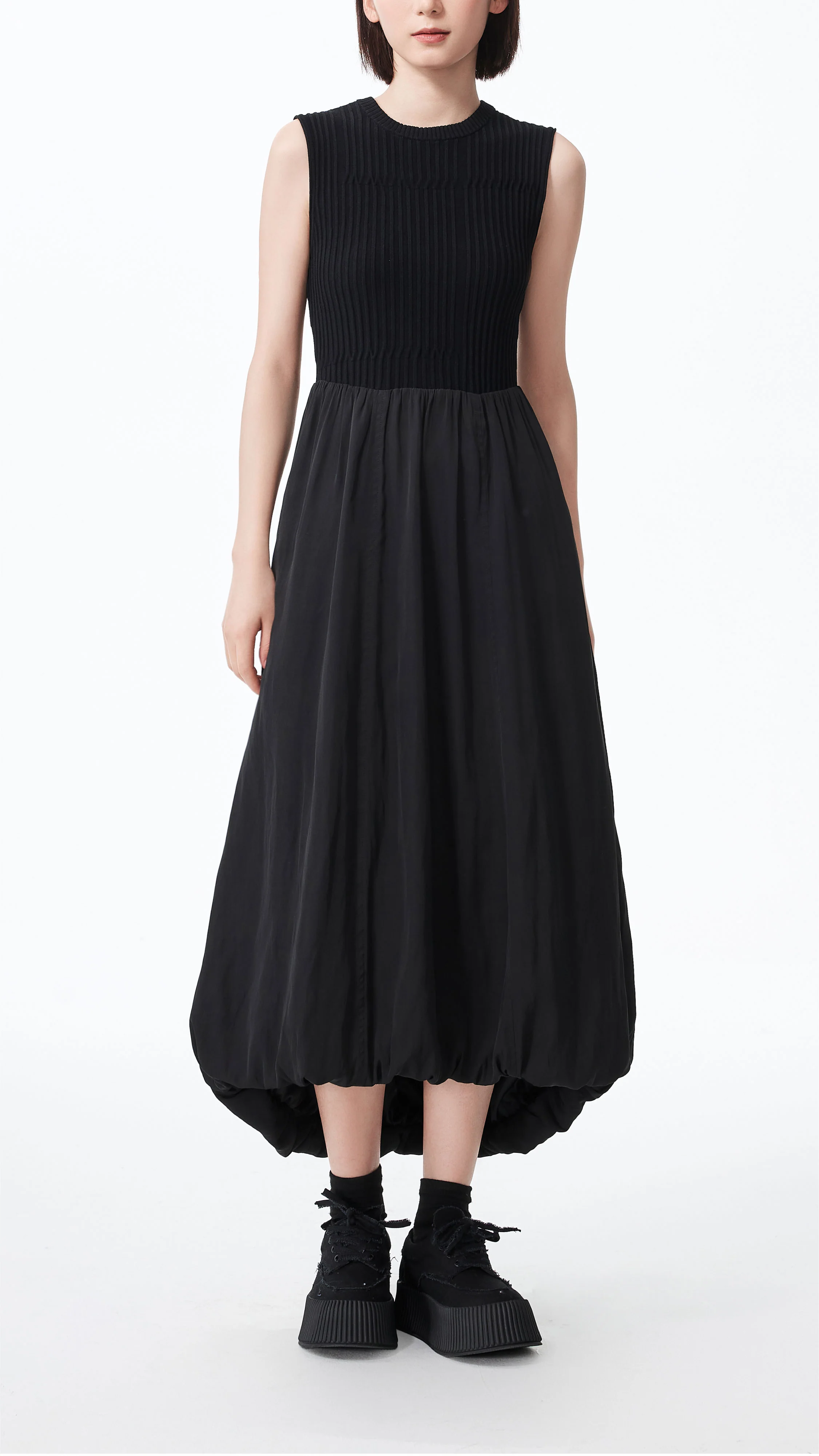 Balloon Shape Dress - Umamrii