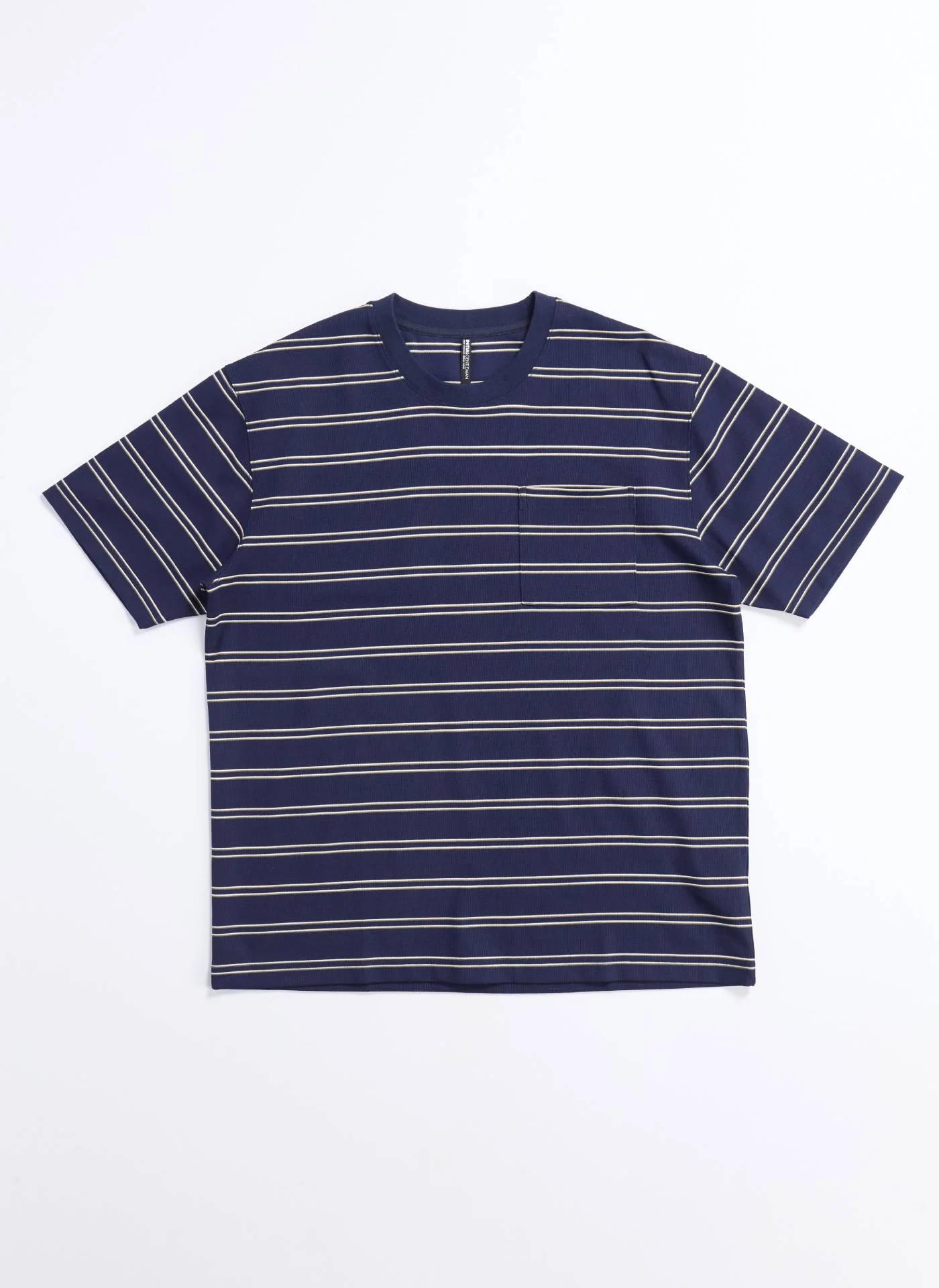 Jacquard Short Sleeves Border Top (T03) - Umamrii