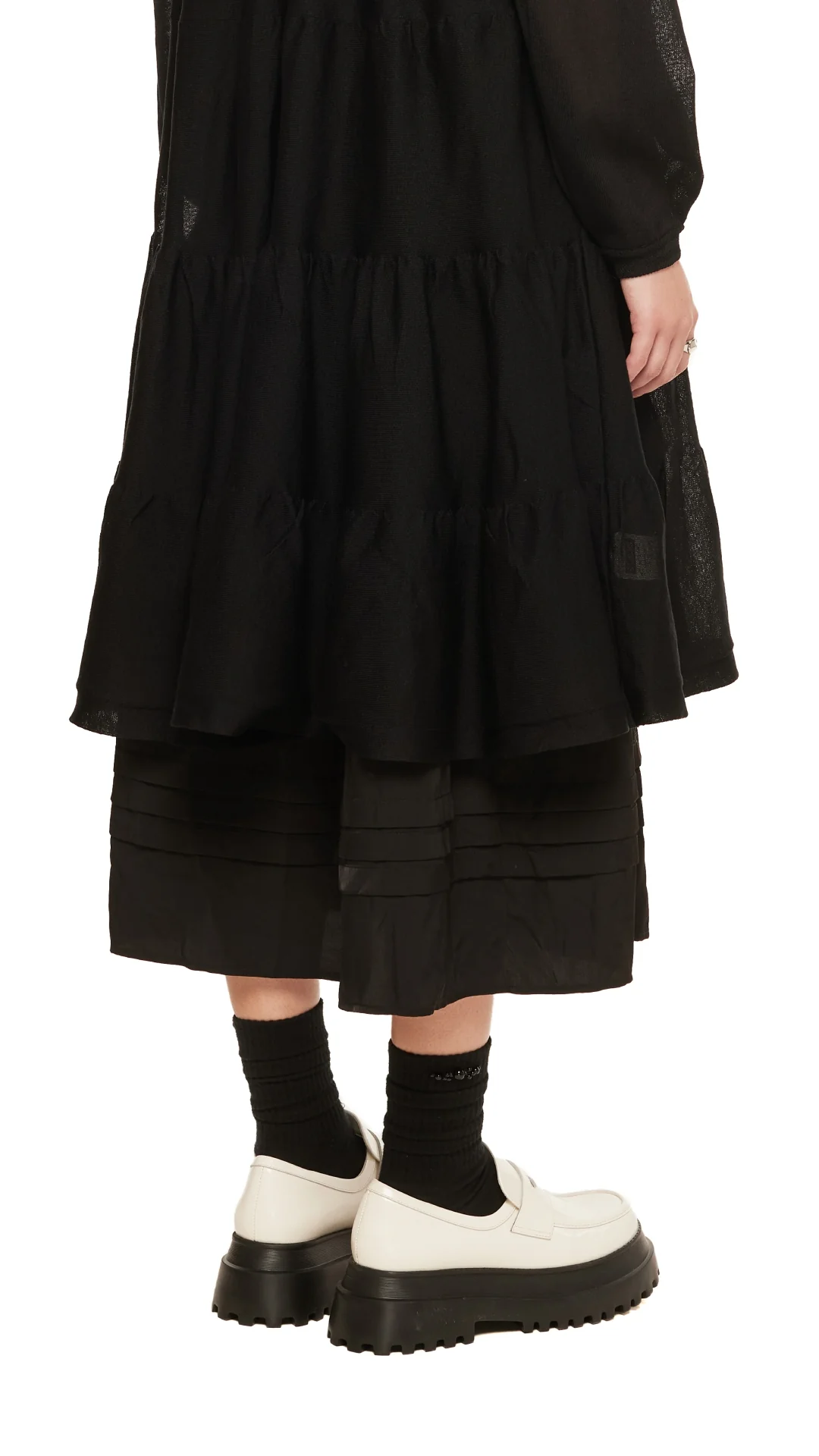 Chunky Sole Leather Penny Loafers - Umamrii