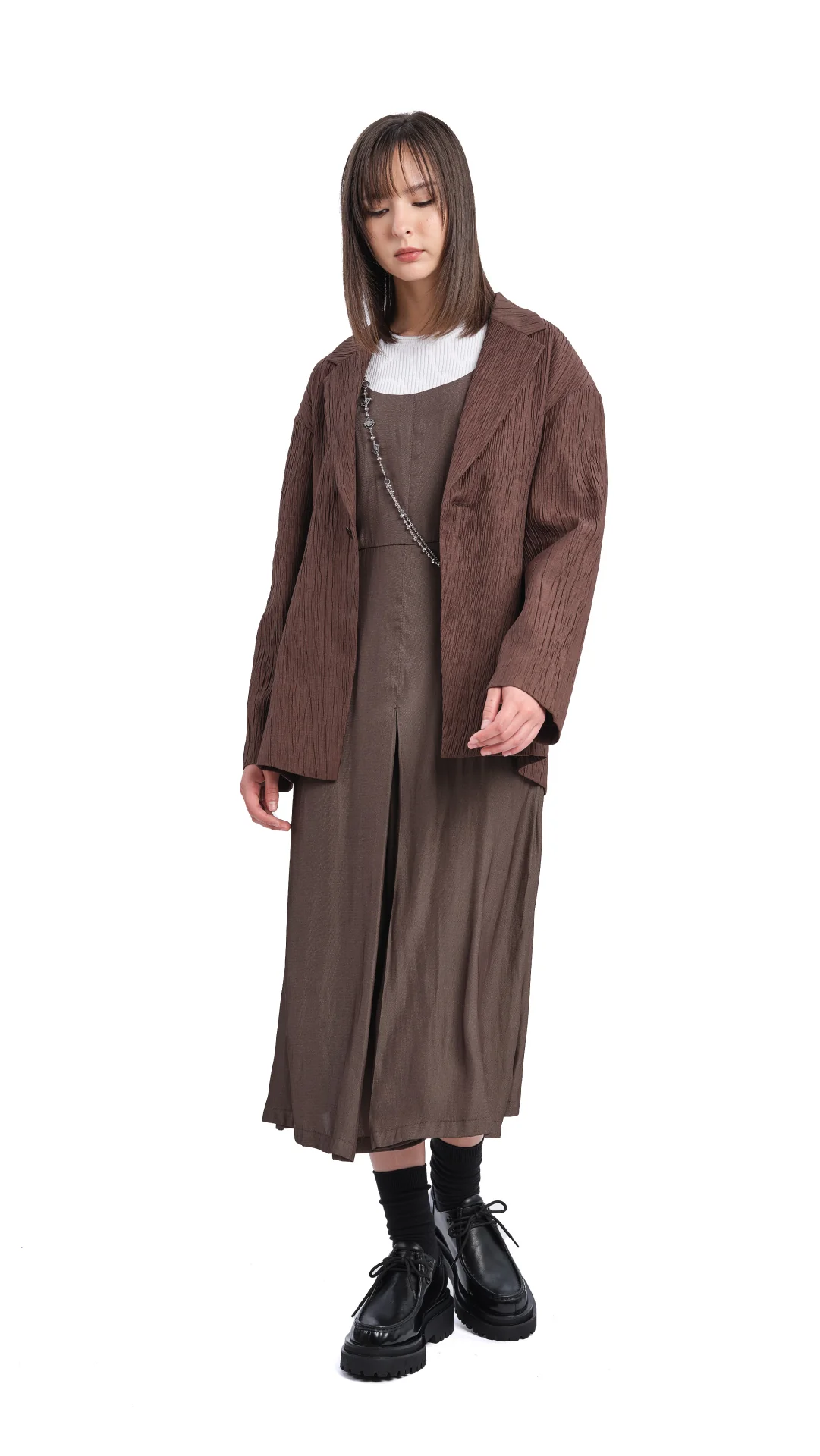 Single Breasted Slim Cut Blazer - Umamrii