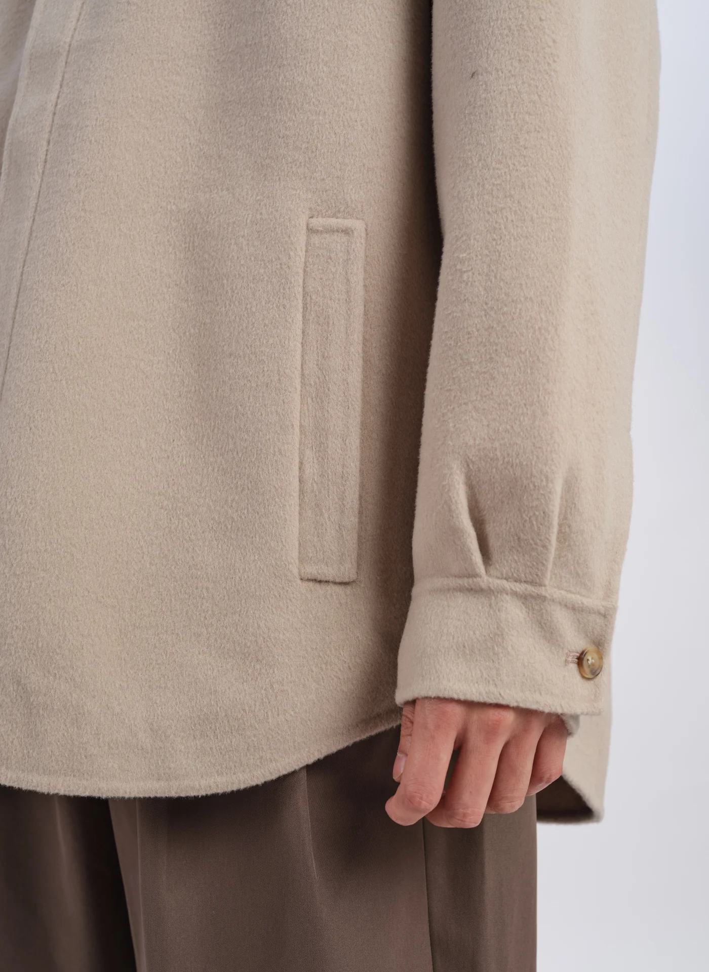 W.R Wool Cashmere Shirt Jacket - Umamrii