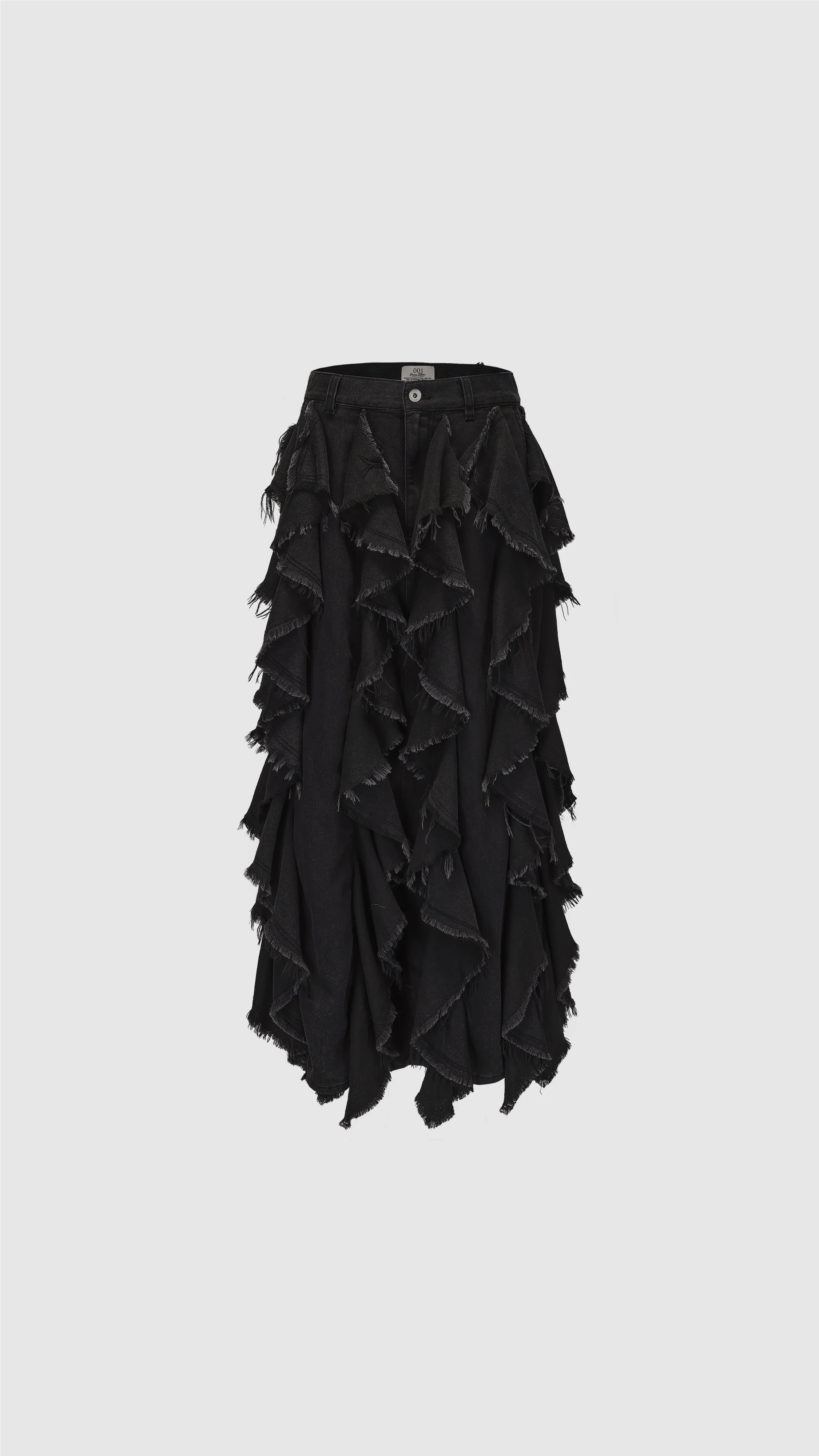 Ruffles Denim Skirt - Umamrii