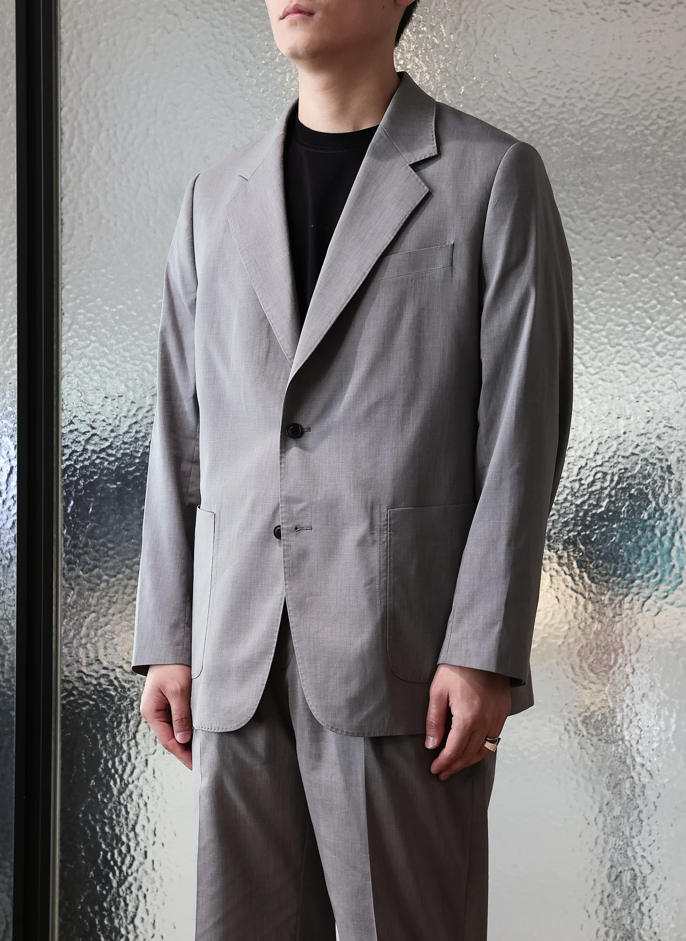 Coolmax Polyester Ramie Construction Suit Blazer - Umamrii