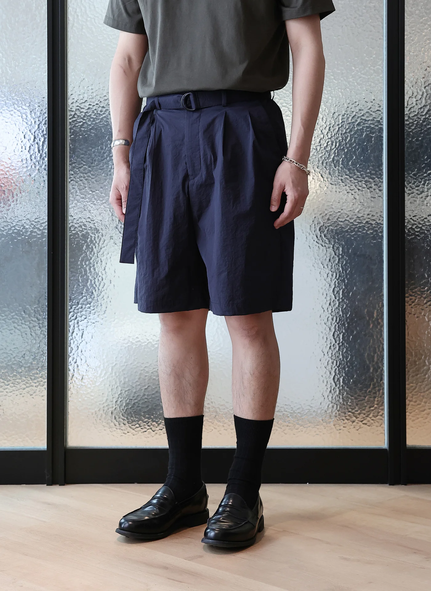 Nylon Wide Shorts - Umamrii